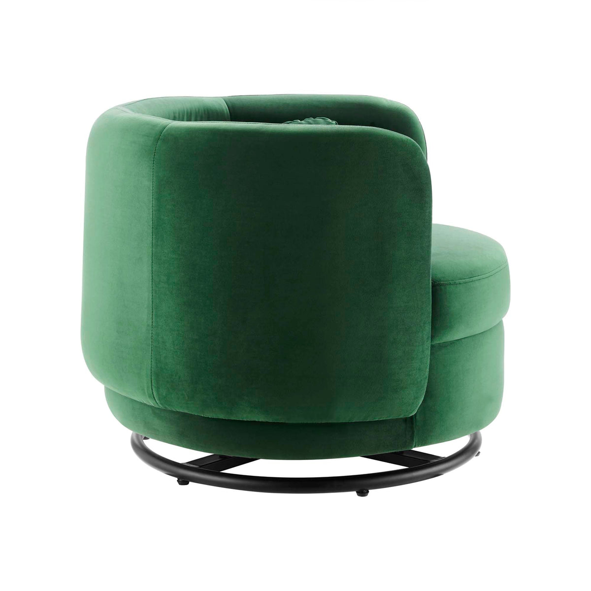 Relish Performance Velvet Swivel Chair - view 4