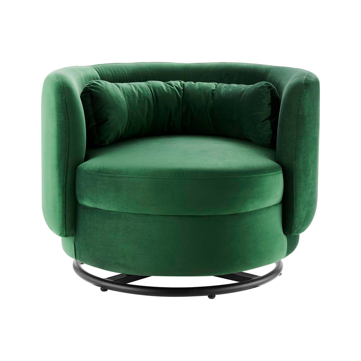 Relish Performance Velvet Swivel Chair - view 13