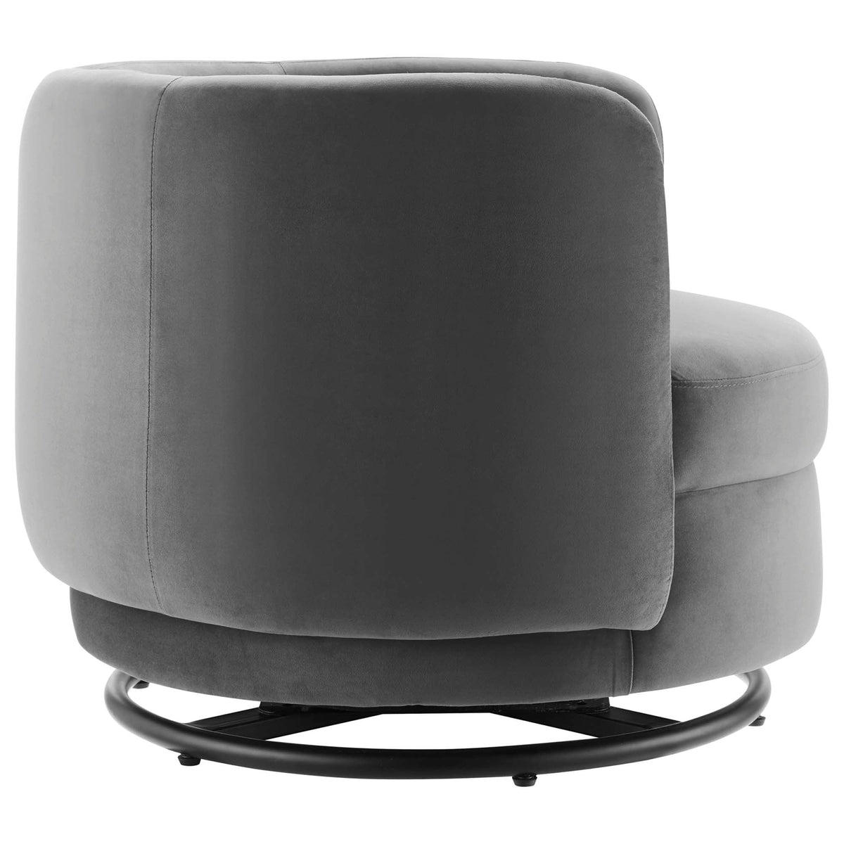 Relish Performance Velvet Swivel Chair - view 5