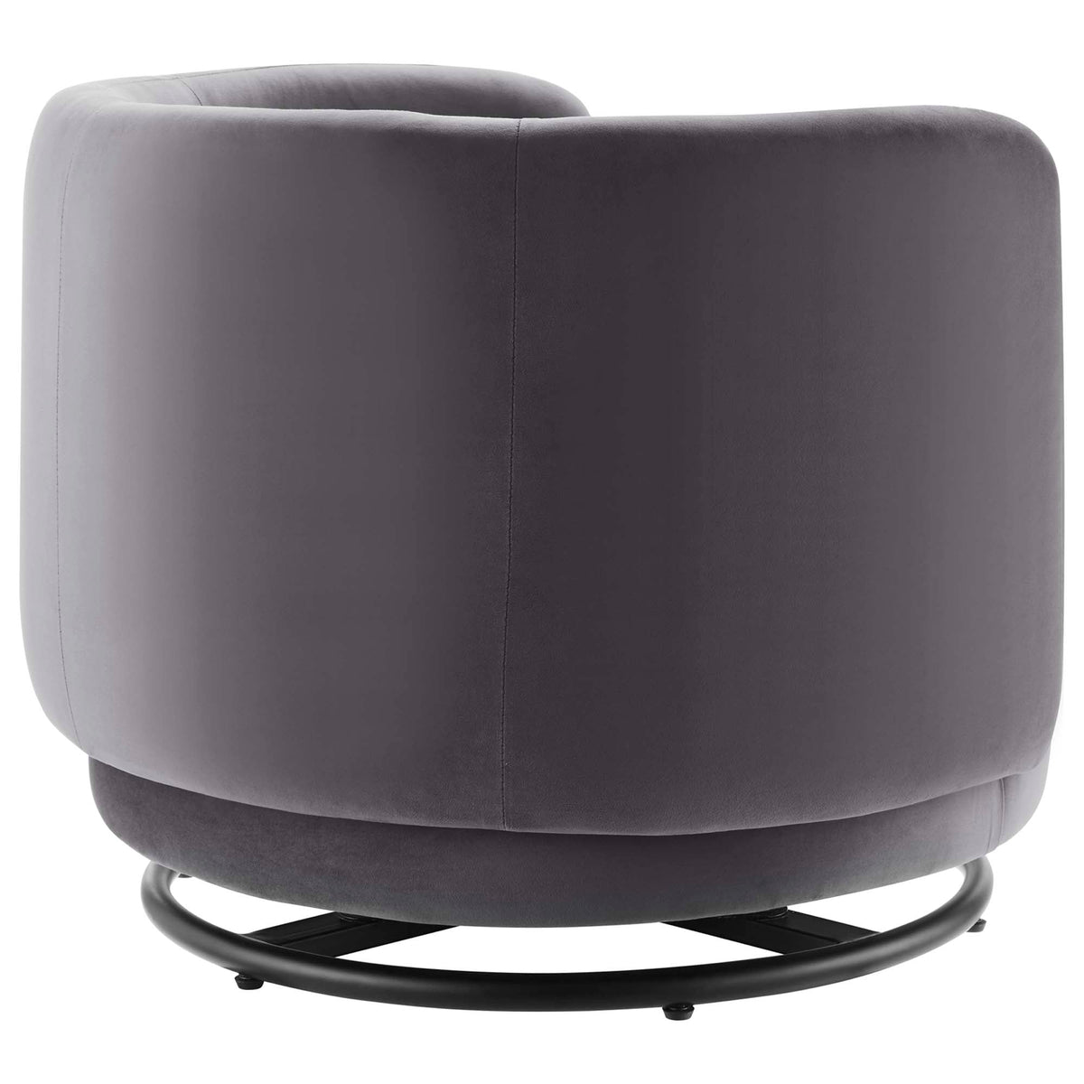 Relish Performance Velvet Swivel Chair - view 8