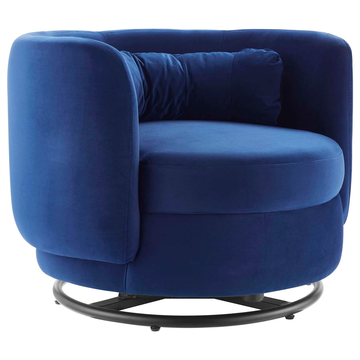 Relish Performance Velvet Swivel Chair - view 3