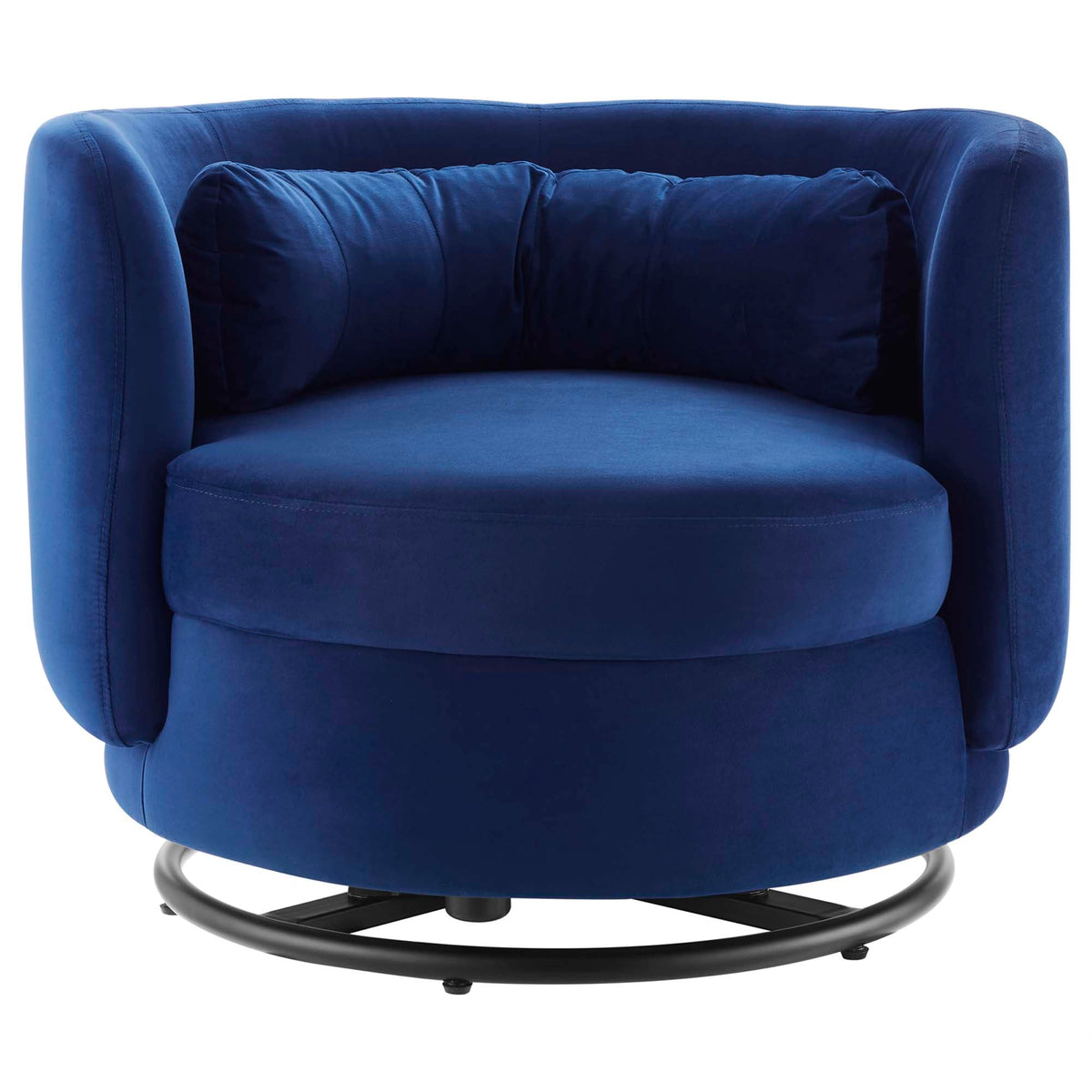 Relish Performance Velvet Swivel Chair - view 15