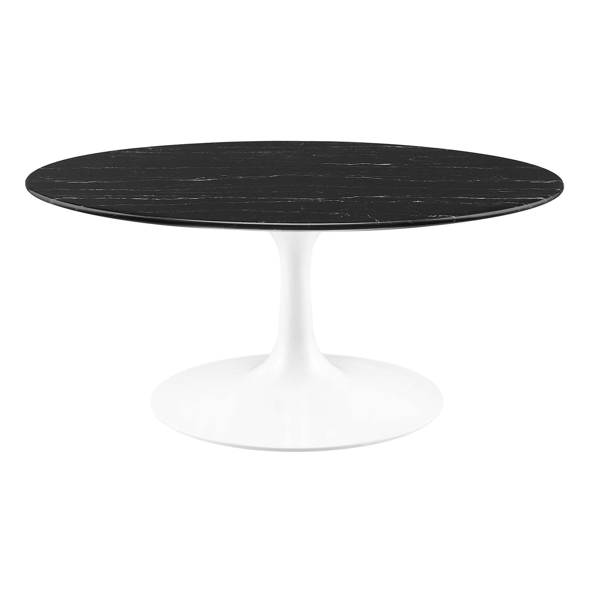 Lippa Round Artificial Marble Coffee Table - view 1