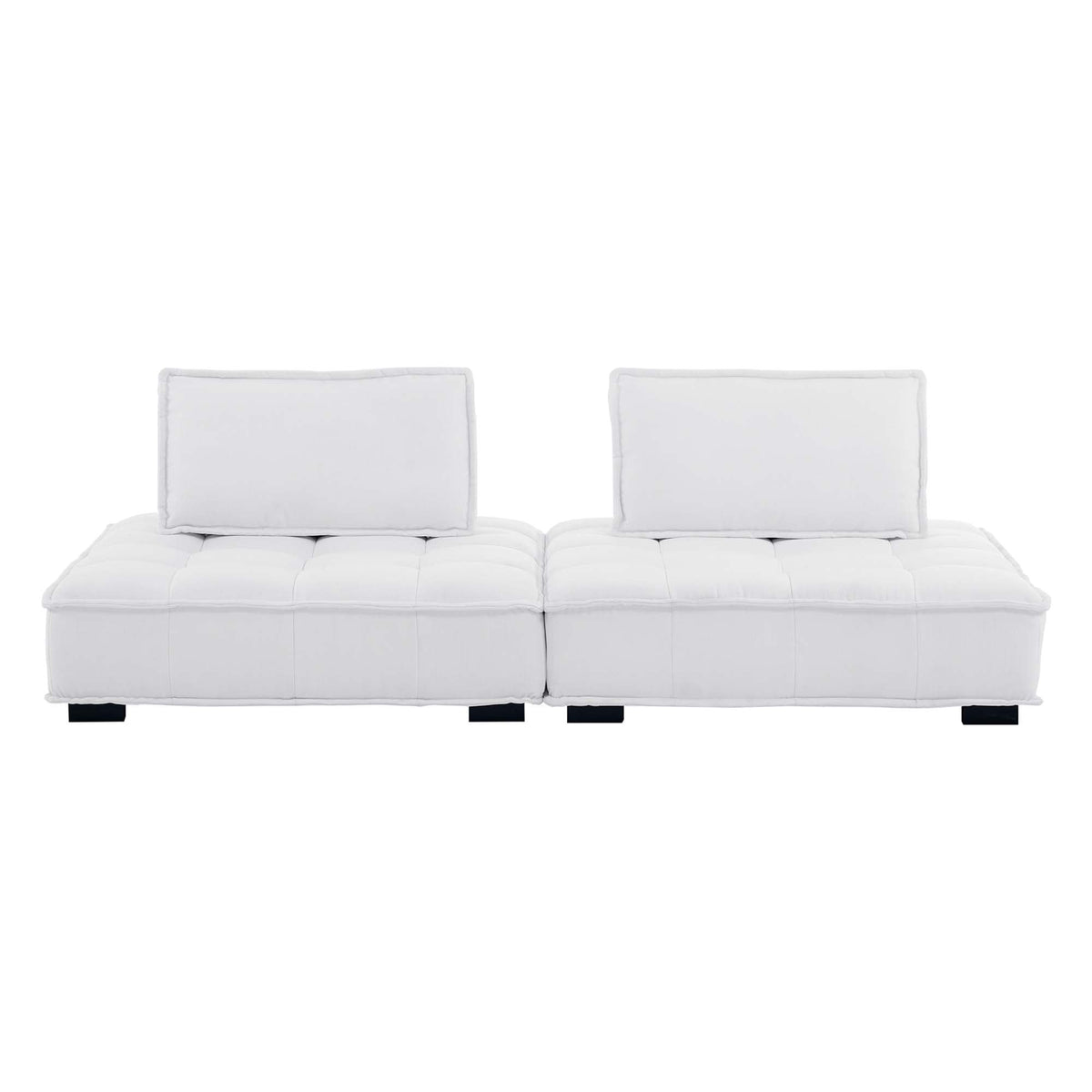 Saunter 2-Piece Tufted Fabric Fabric Loveseat - view 4
