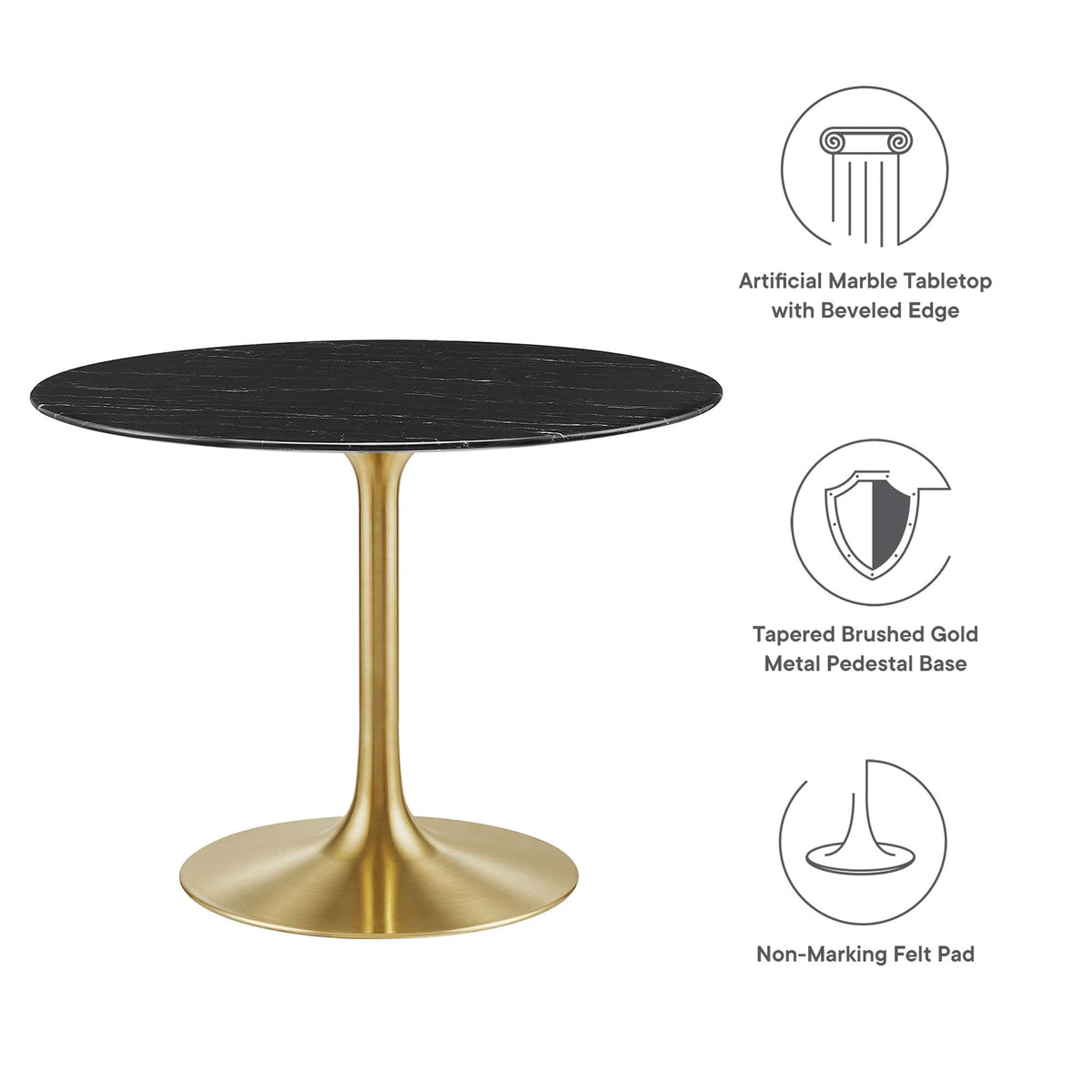 Lippa Round 40" Dining Table - view 45