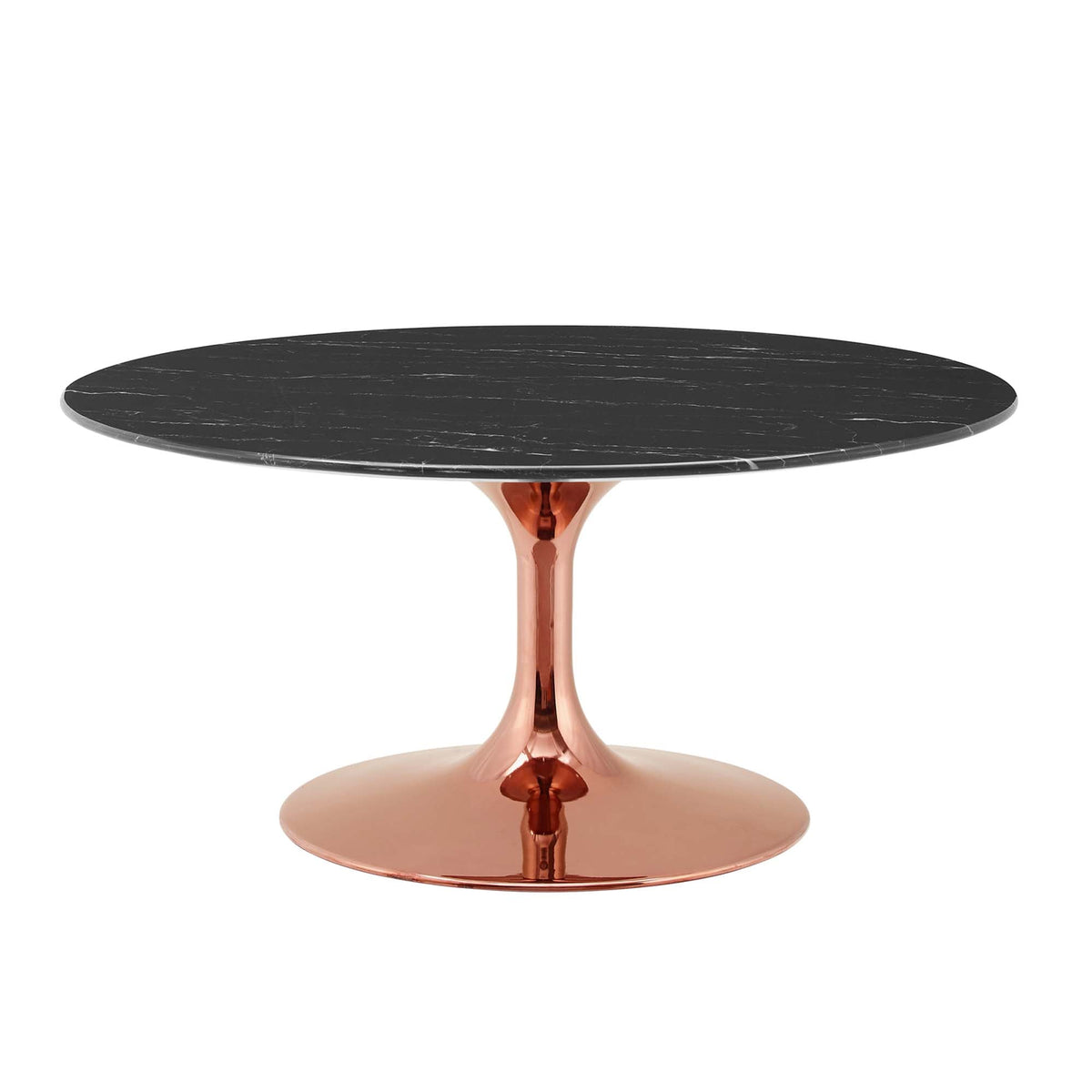 Lippa Round Artificial Marble Coffee Table - view 3