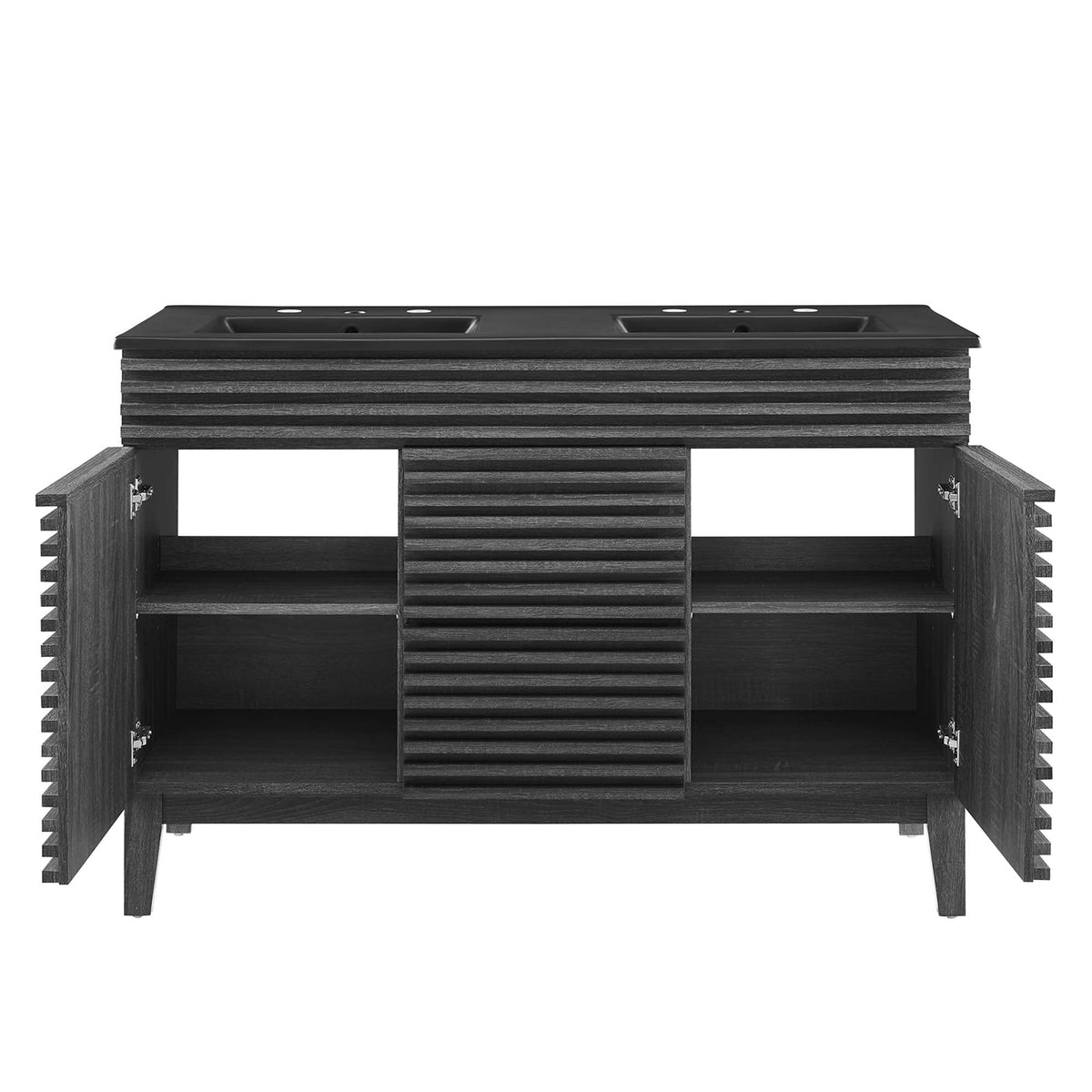 Render 48" Bathroom Vanity with Black Basin Included - view 38