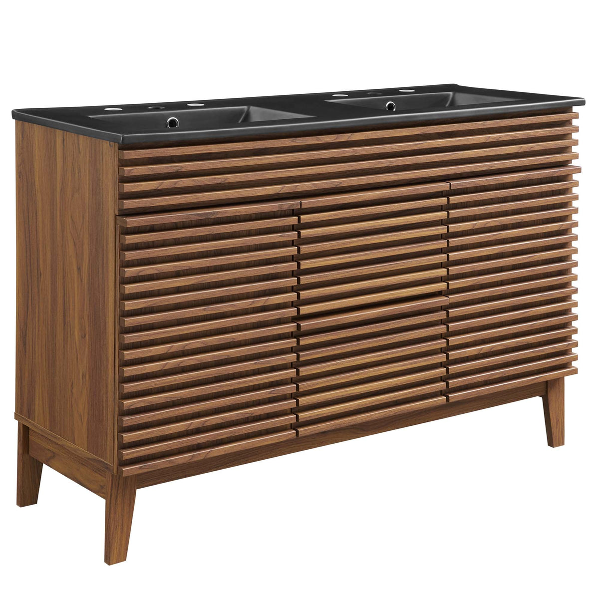 Render 48" Bathroom Vanity with Black Basin Included - view 1