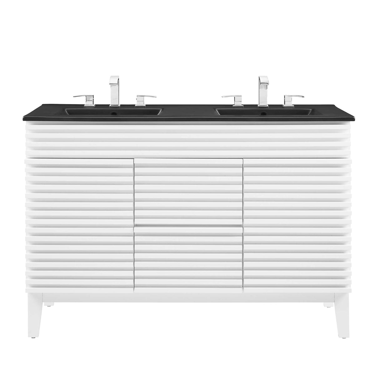 Render 48" Bathroom Vanity with Black Basin Included - view 31