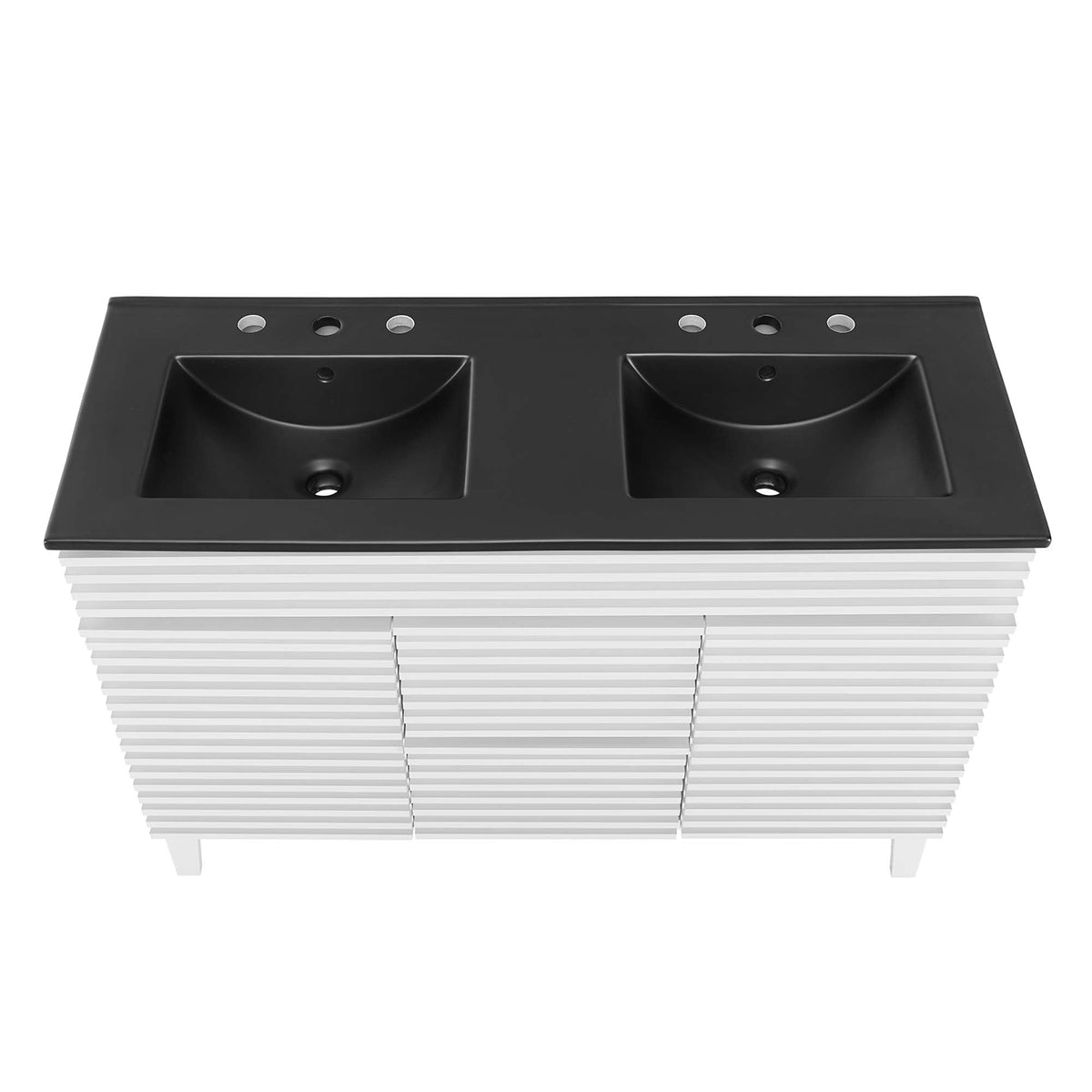 Render 48" Bathroom Vanity with Black Basin Included - view 49