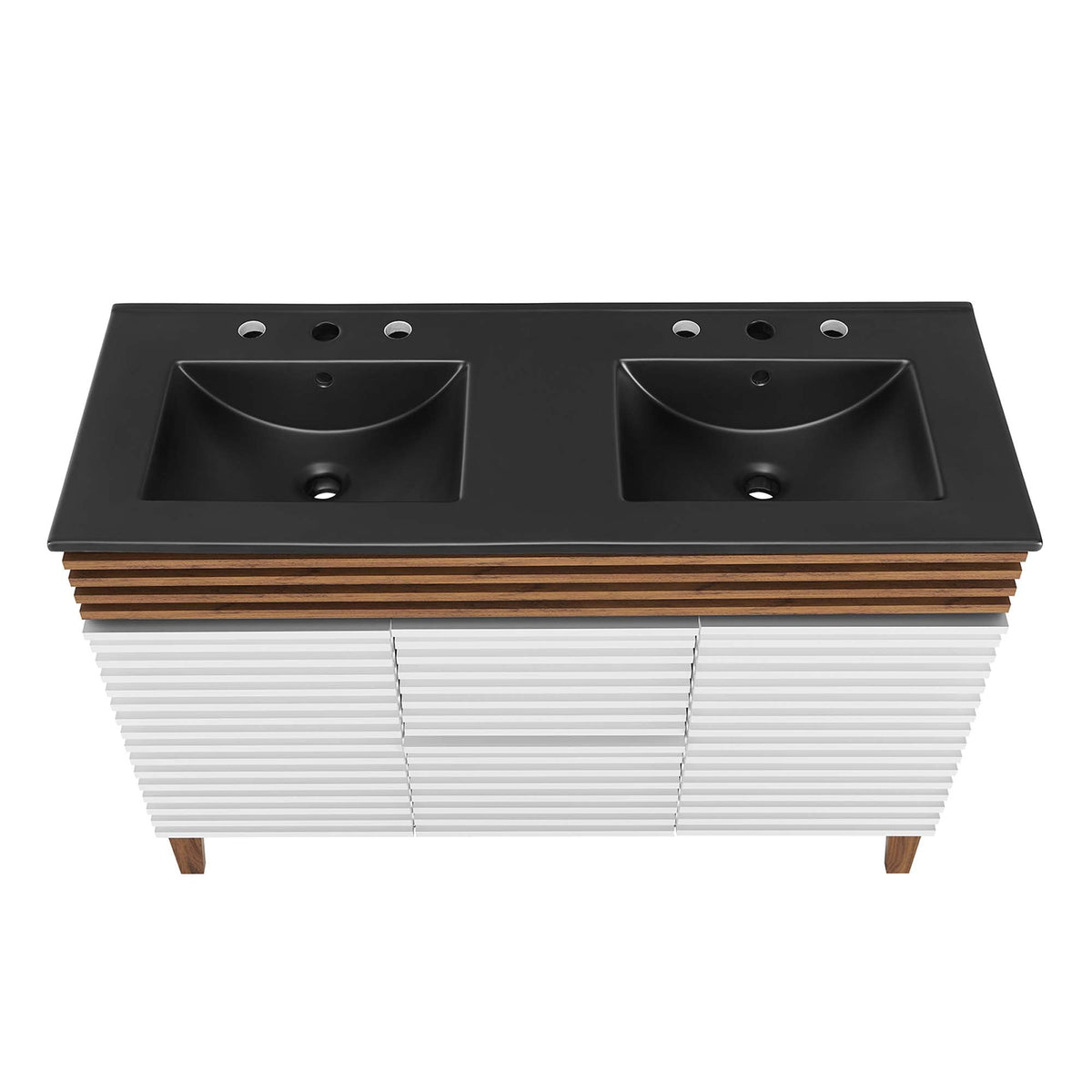 Render 48" Bathroom Vanity with Black Basin Included - view 50