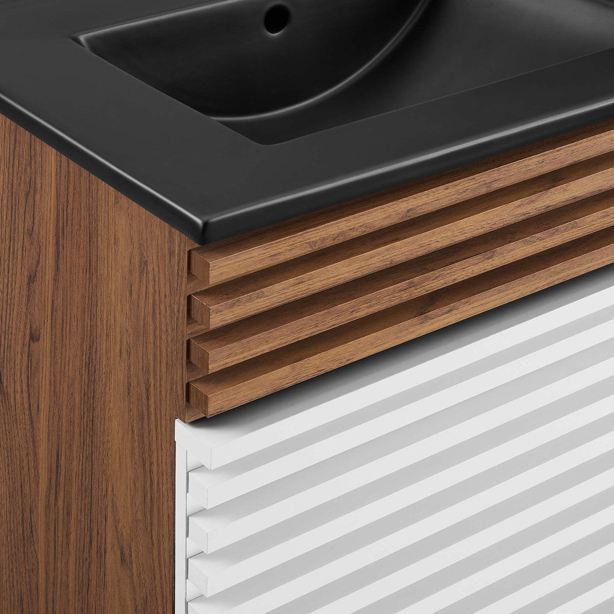 Render 48" Bathroom Vanity with Black Basin Included