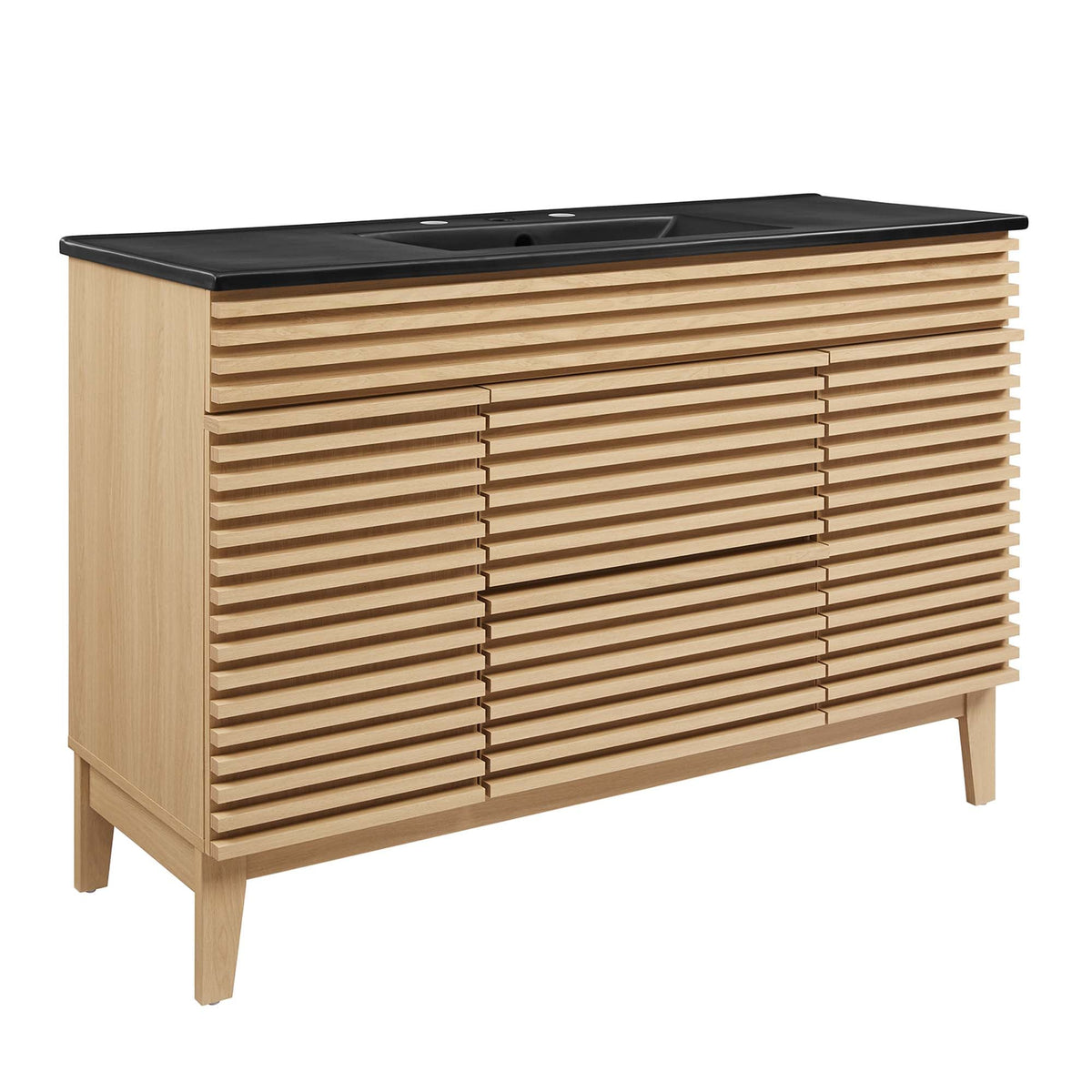 Render 48" Bathroom Vanity with Black Basin Included - view 6