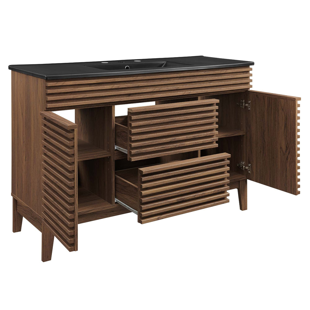 Render 48" Bathroom Vanity with Black Basin Included - view 16
