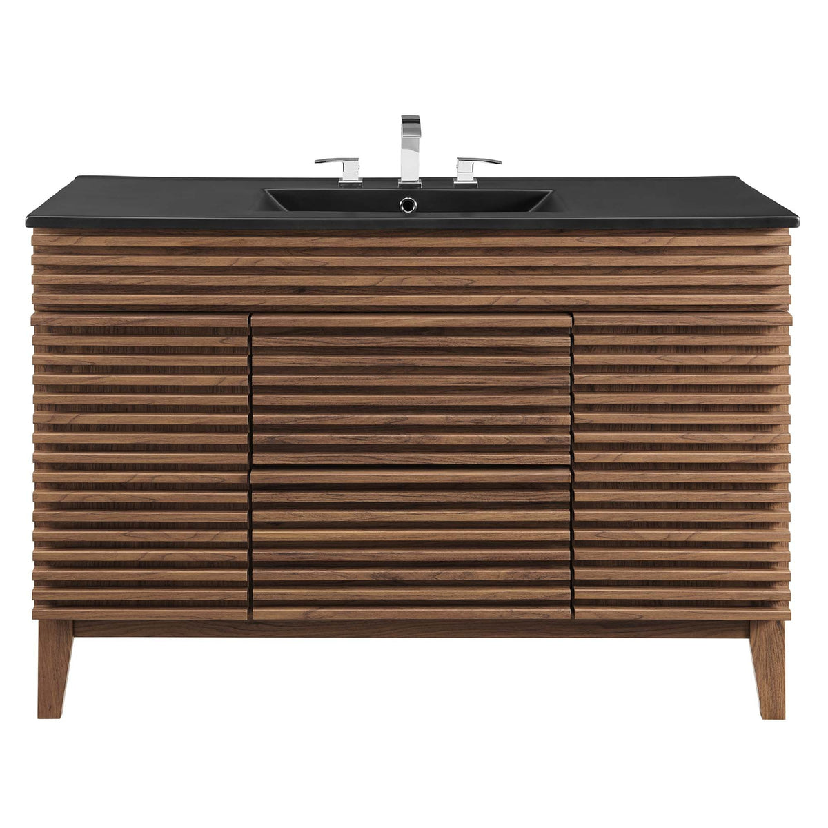 Render 48" Bathroom Vanity with Black Basin Included - view 25