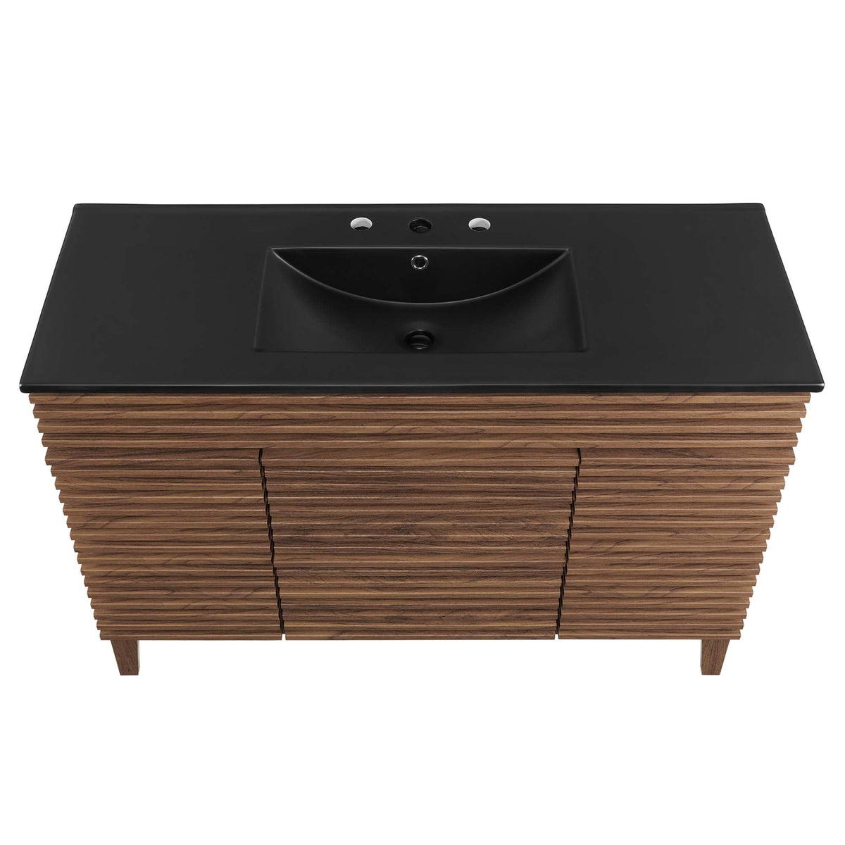 Render 48" Bathroom Vanity with Black Basin Included - view 52