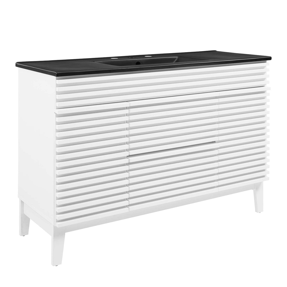 Render 48" Bathroom Vanity with Black Basin Included - view 8