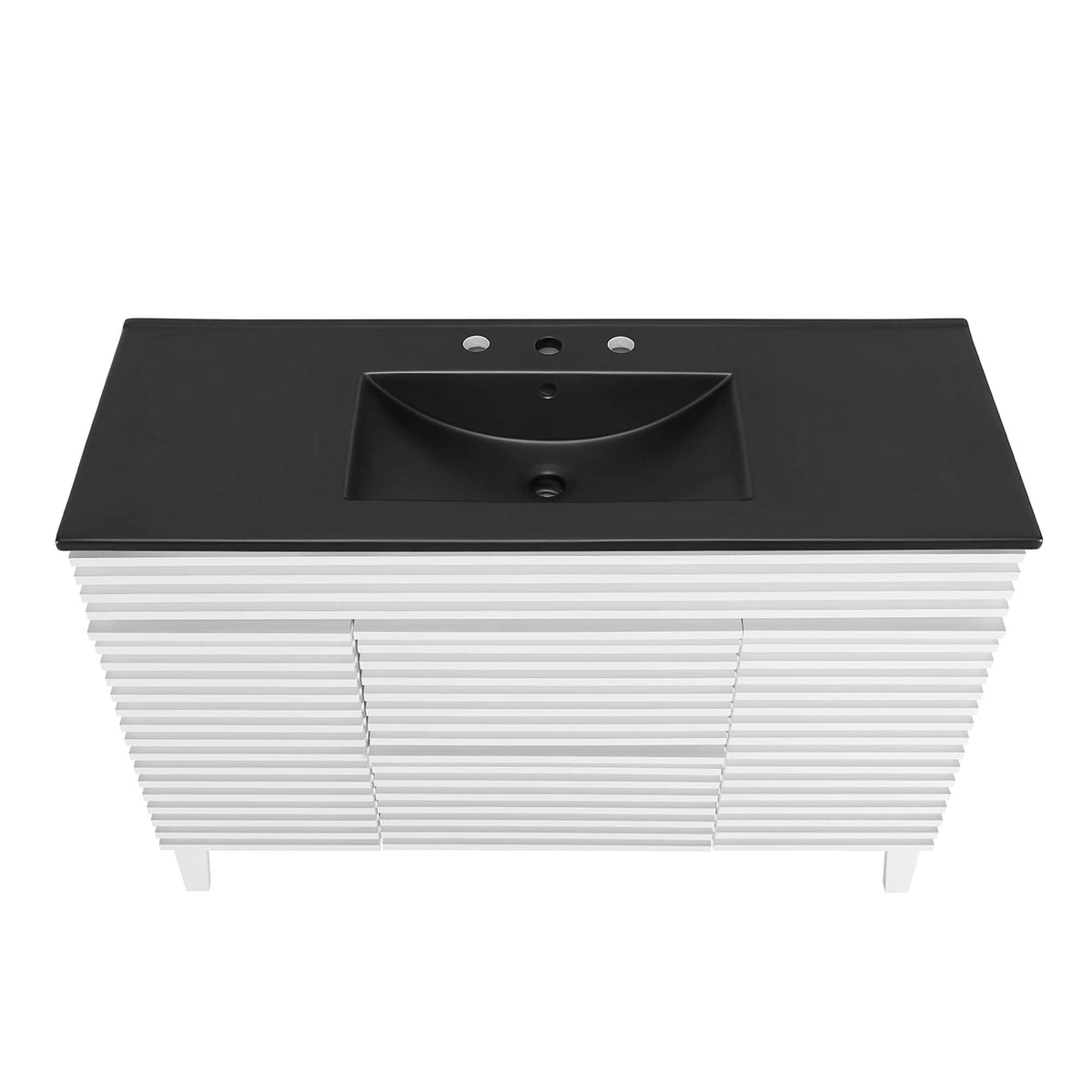 Render 48" Bathroom Vanity with Black Basin Included - view 53