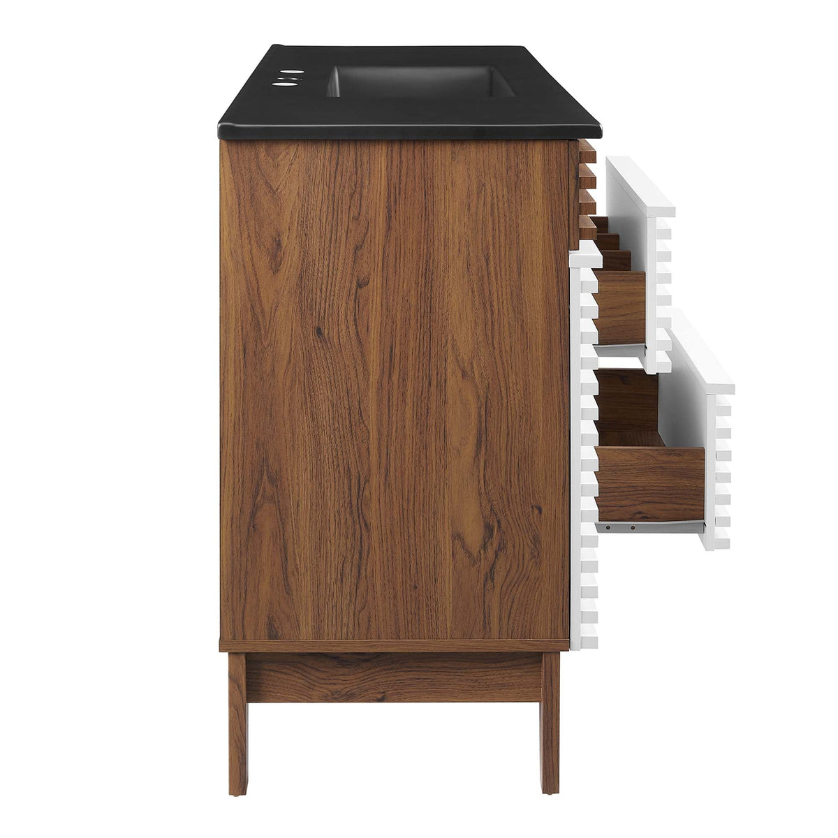 Render 48" Bathroom Vanity with Black Basin Included - view 27