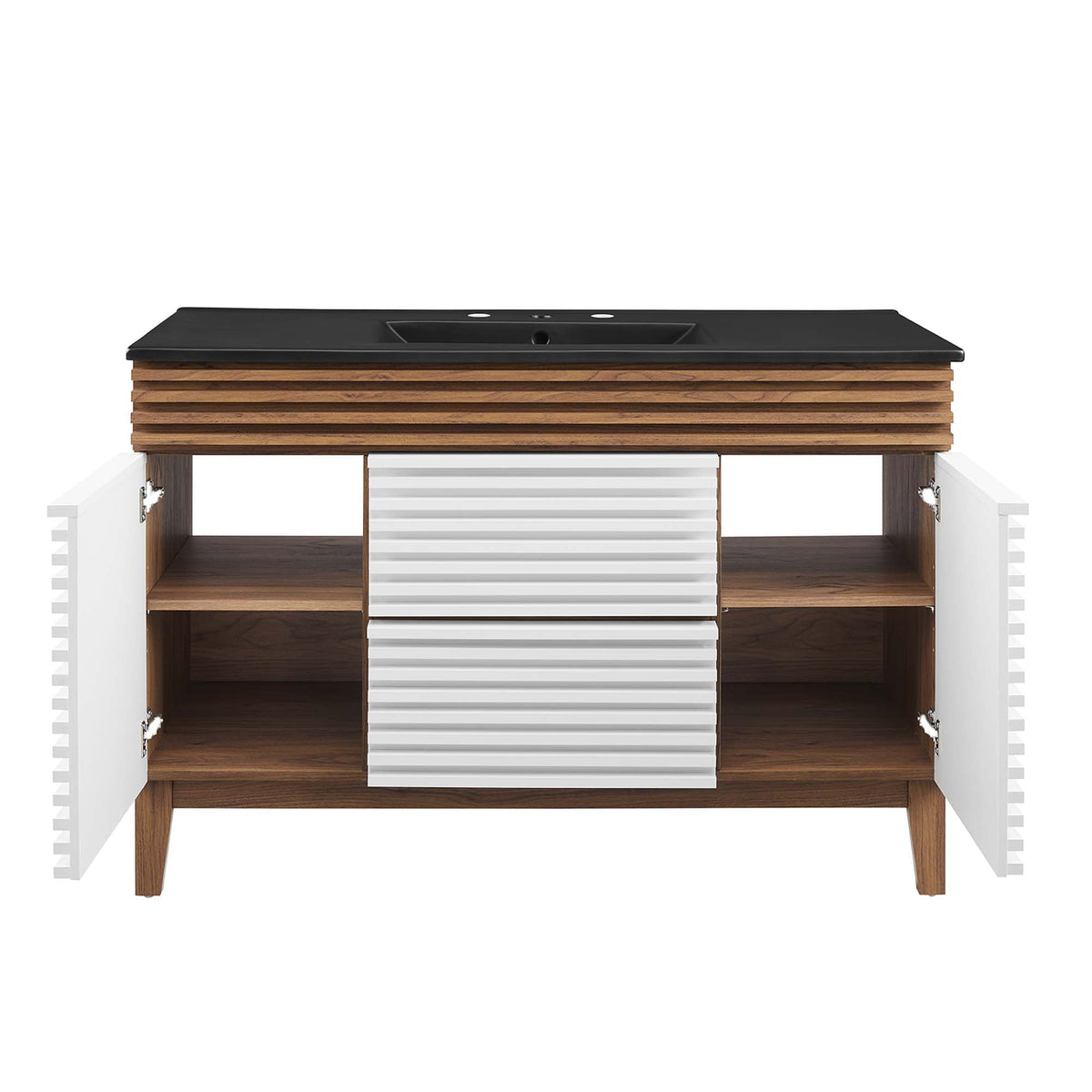 Render 48" Bathroom Vanity with Black Basin Included - view 45