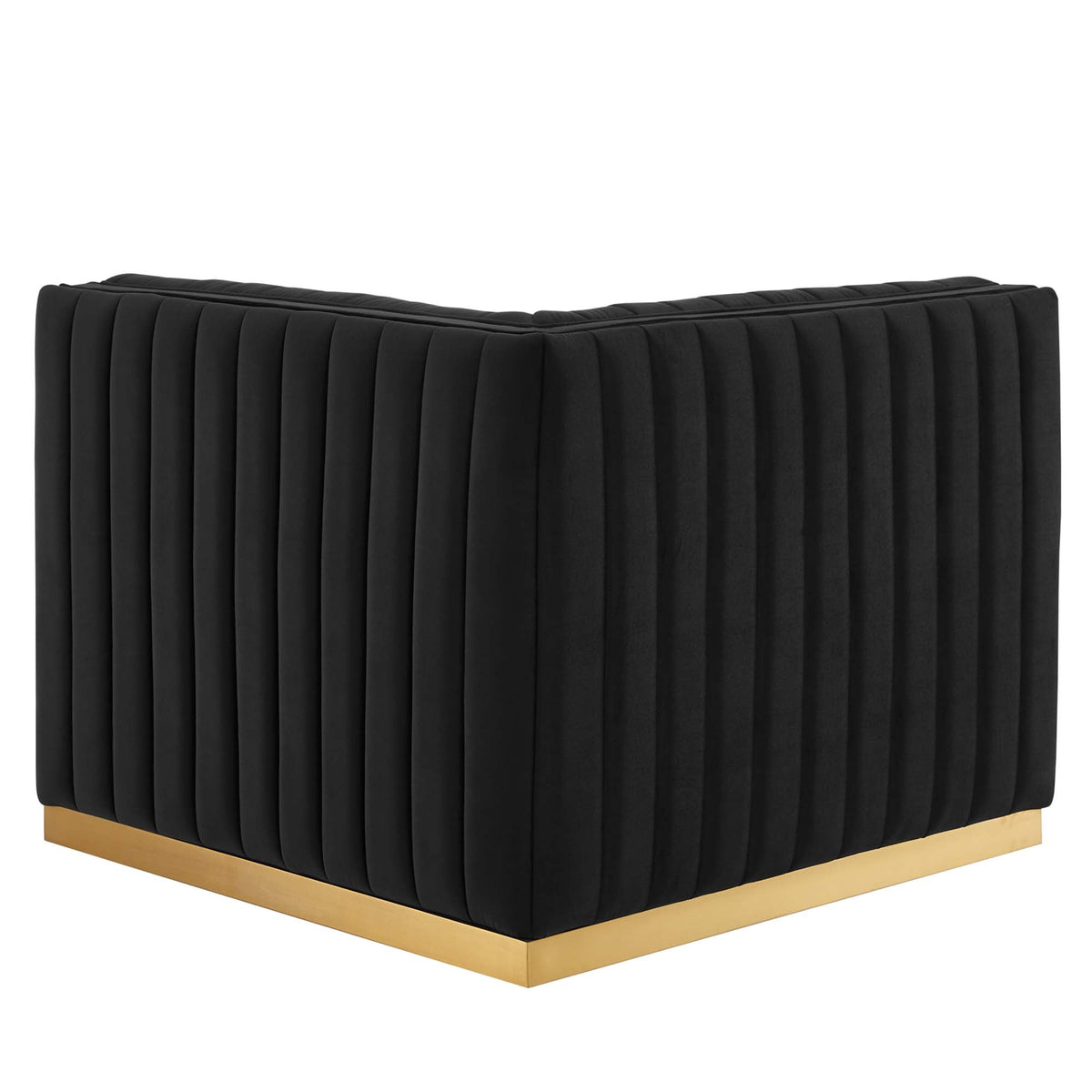 Conjure Channel Tufted Performance Velvet Right Corner Chair - view 11