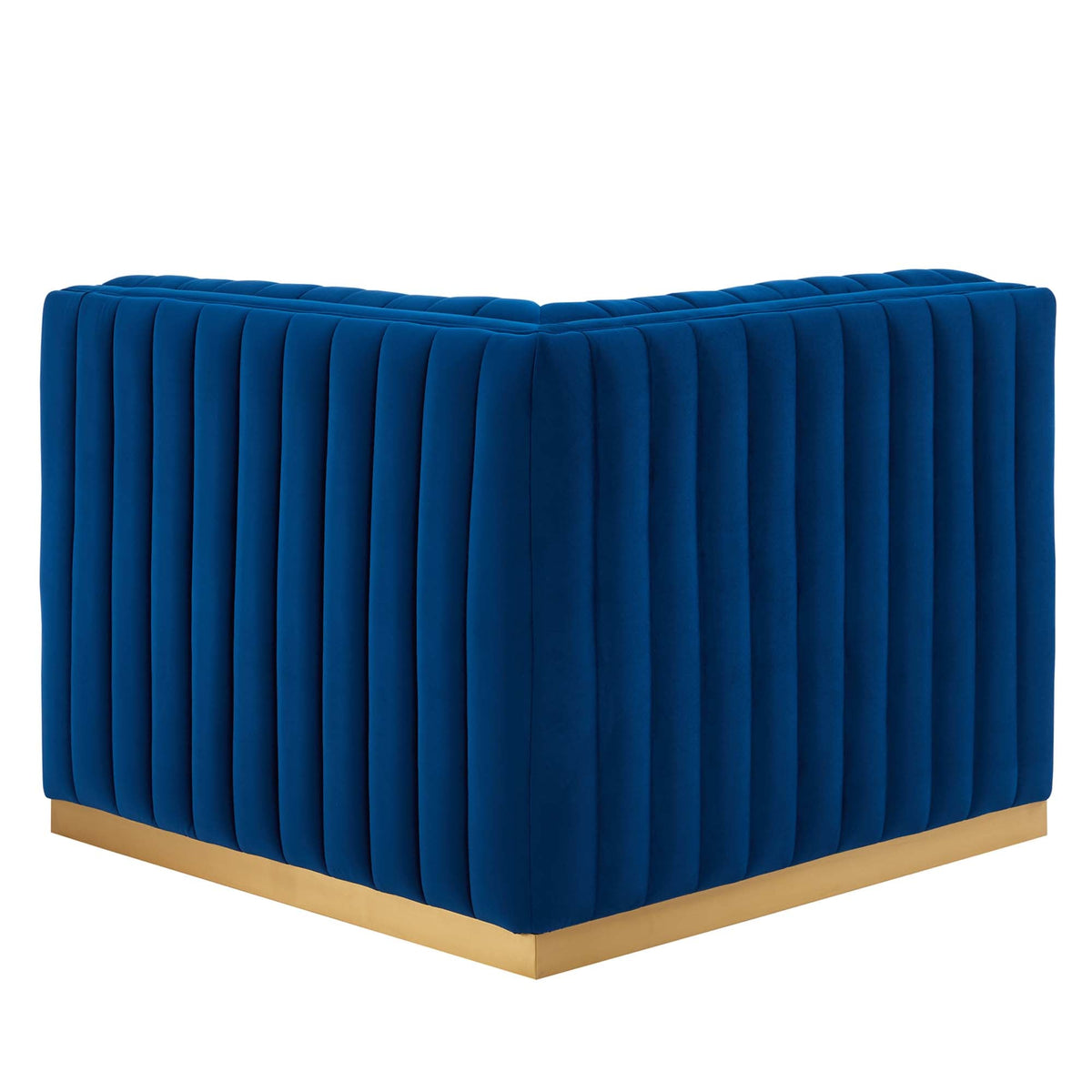 Conjure Channel Tufted Performance Velvet Right Corner Chair - view 14