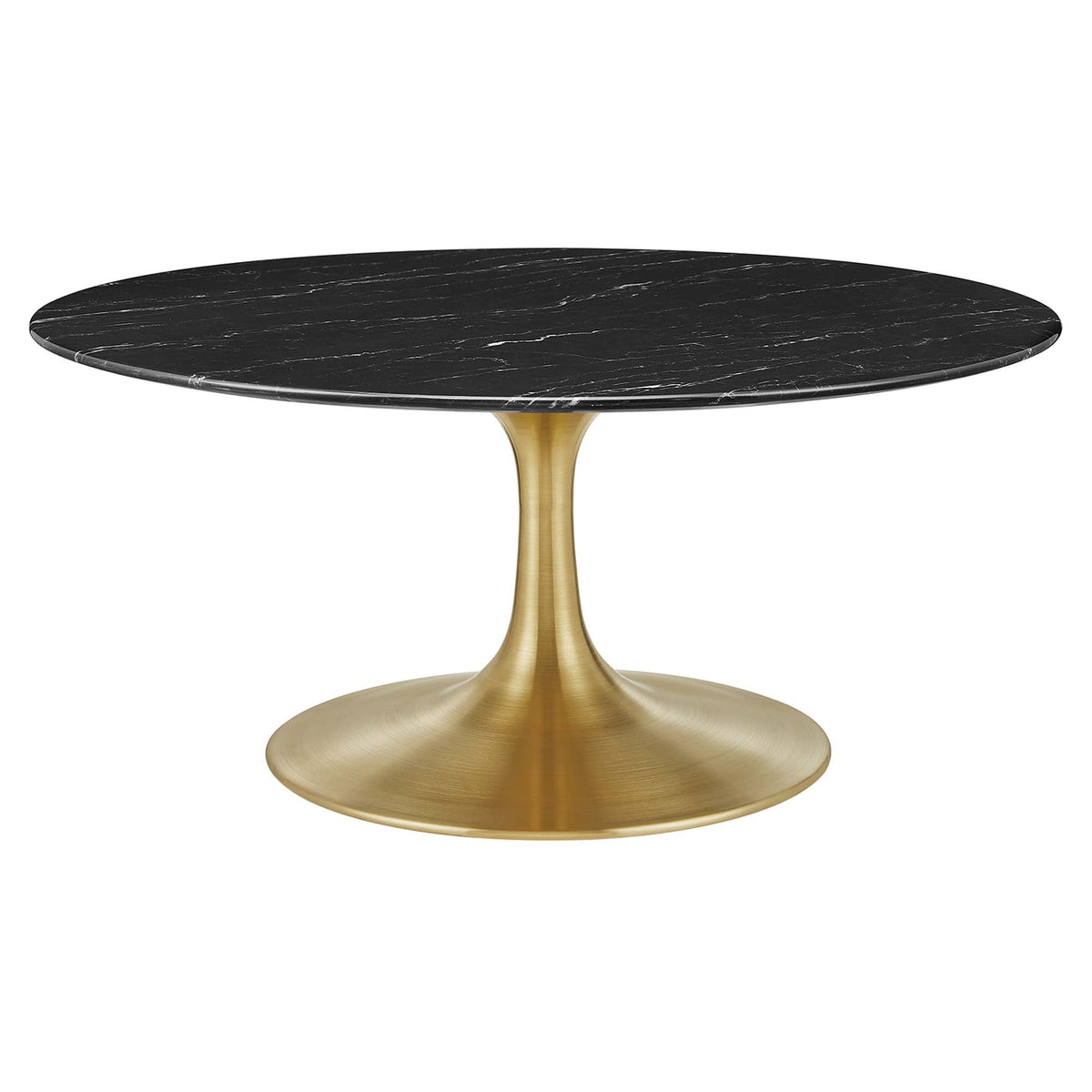 Lippa Round Artificial Marble Coffee Table - view 4