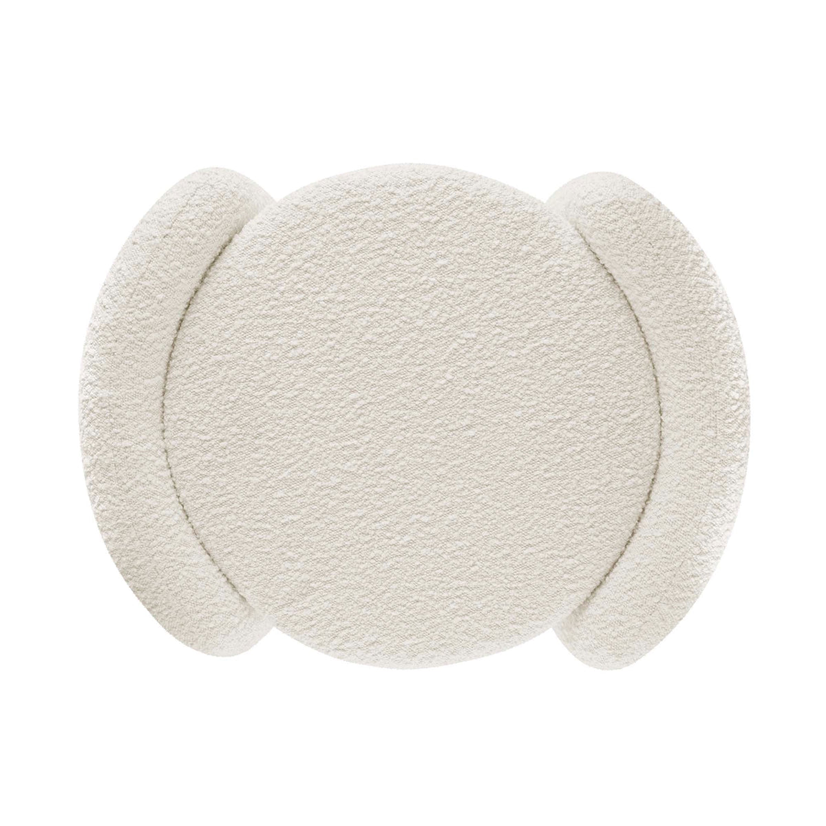 Nebula Boucle Upholstered Ottoman