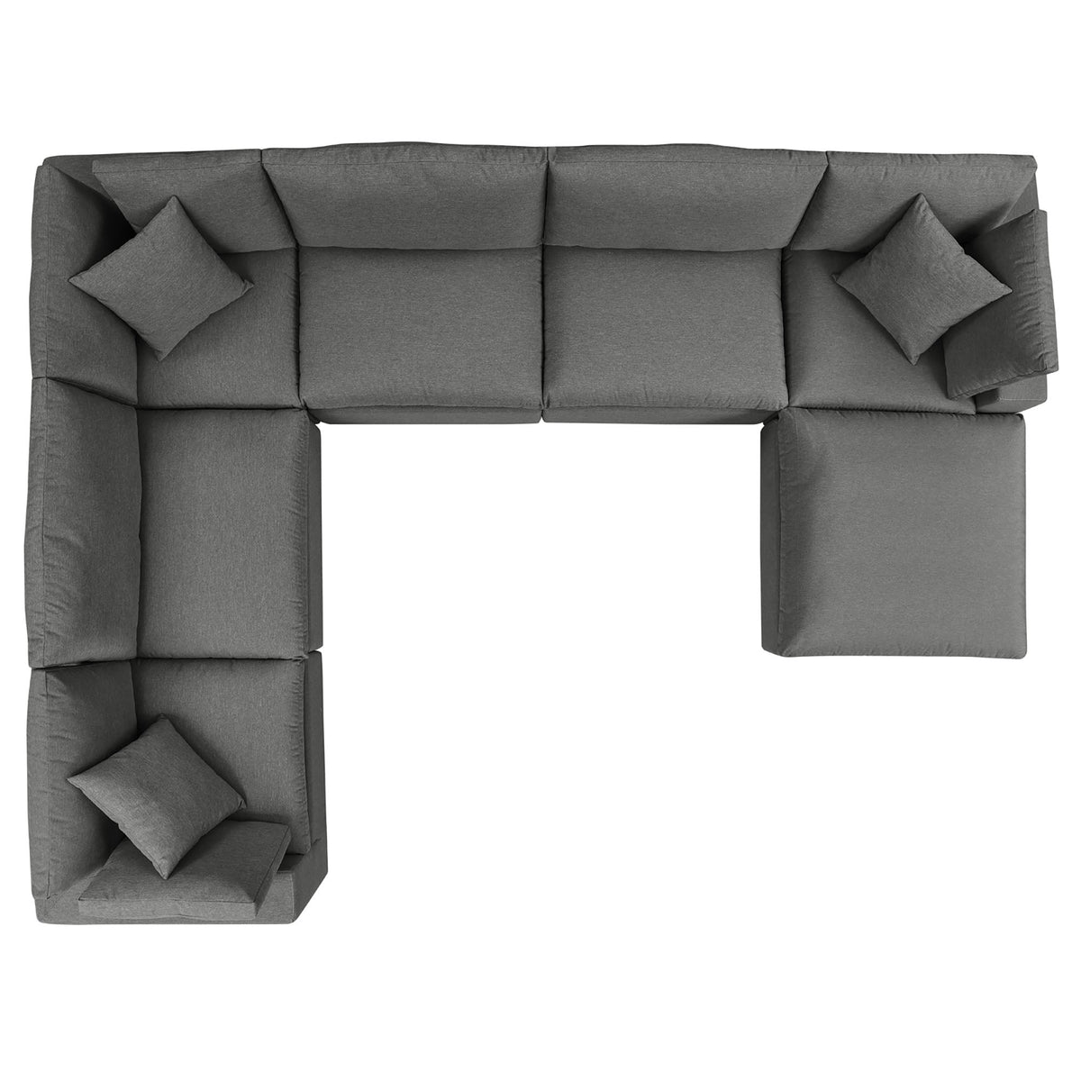 Commix 7-Piece Outdoor Patio Sectional Sofa - view 3