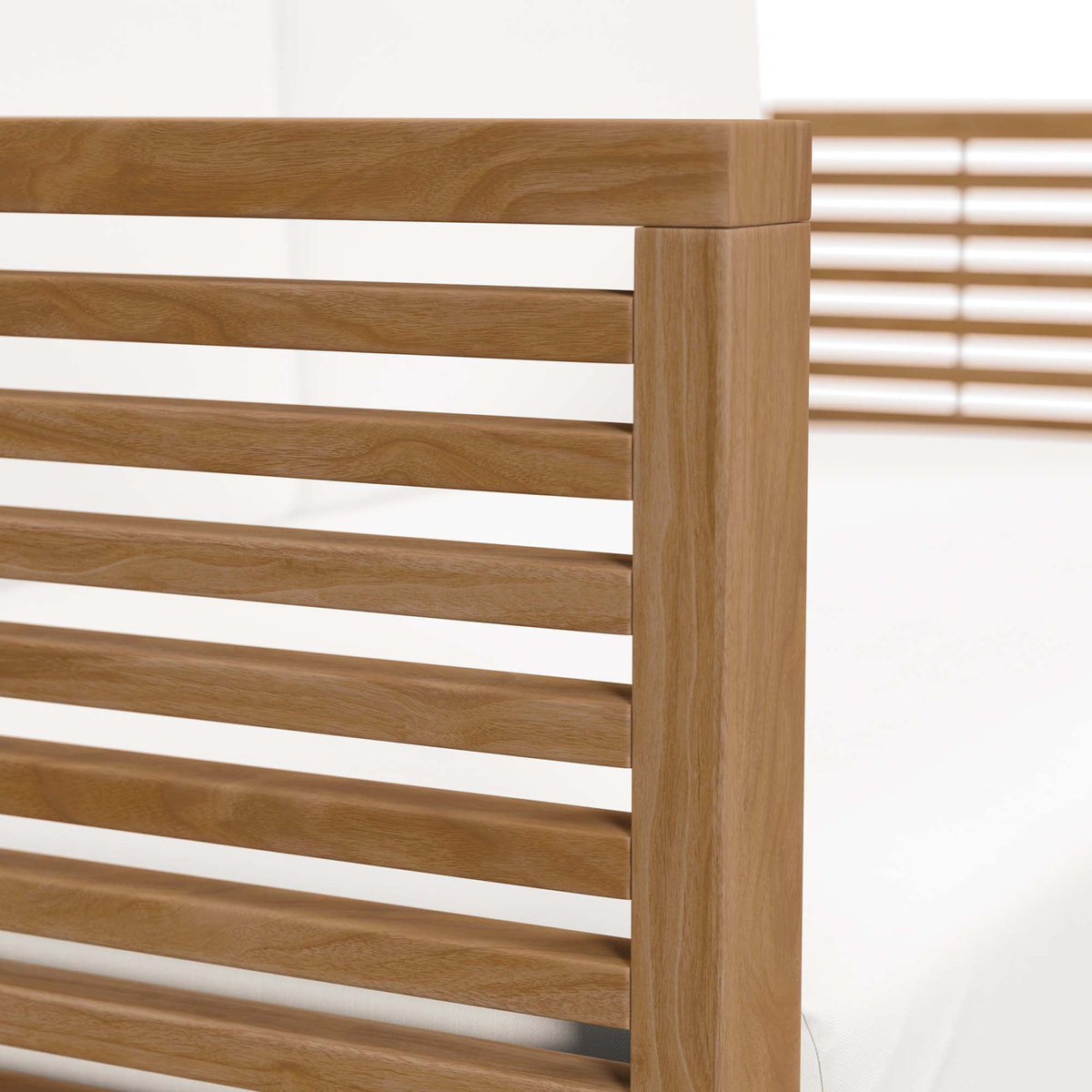Carlsbad Teak Wood Outdoor Patio Loveseat