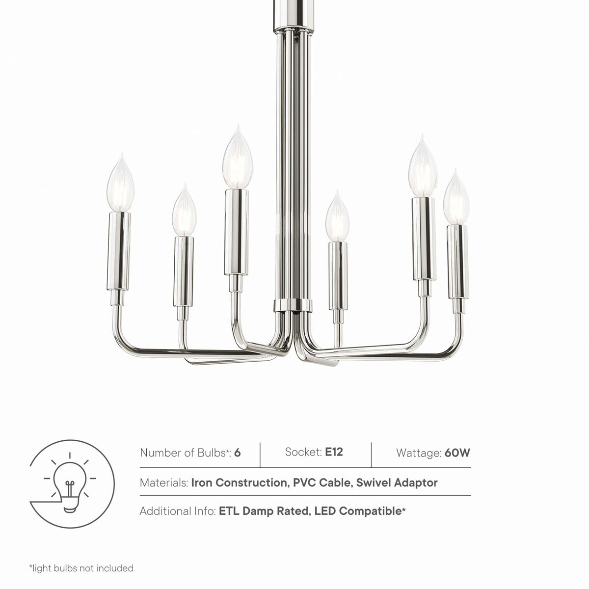 Rekindle 6-Light Chandelier - view 17