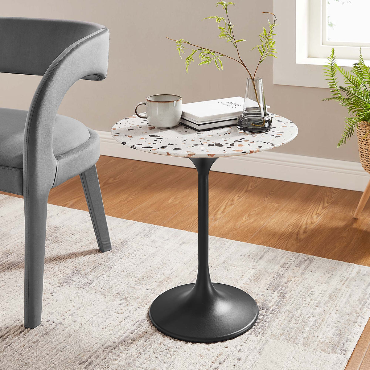 Lippa Round Terrazzo Side Table - view 21