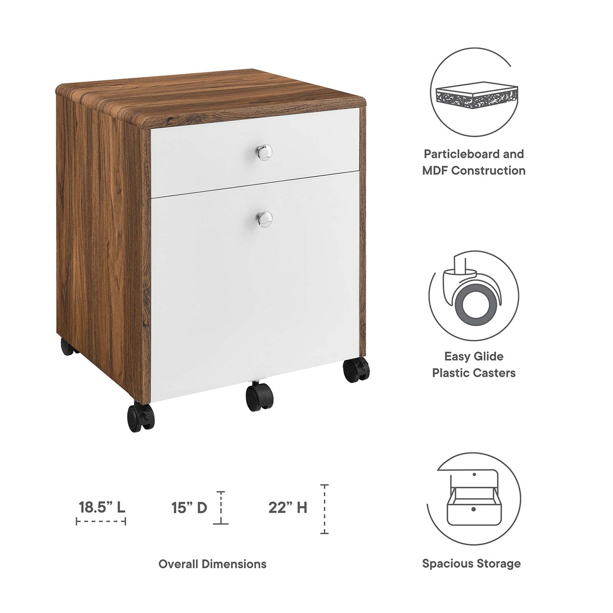 Transmit Wood File Cabinet