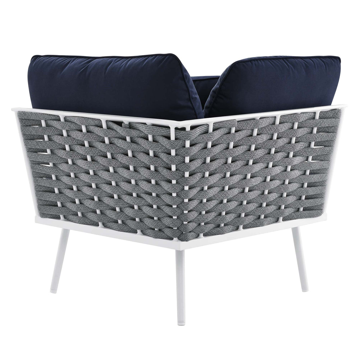 Stance 9 Piece Aluminum Outdoor Patio Aluminum Sectional Sofa Set - view 14