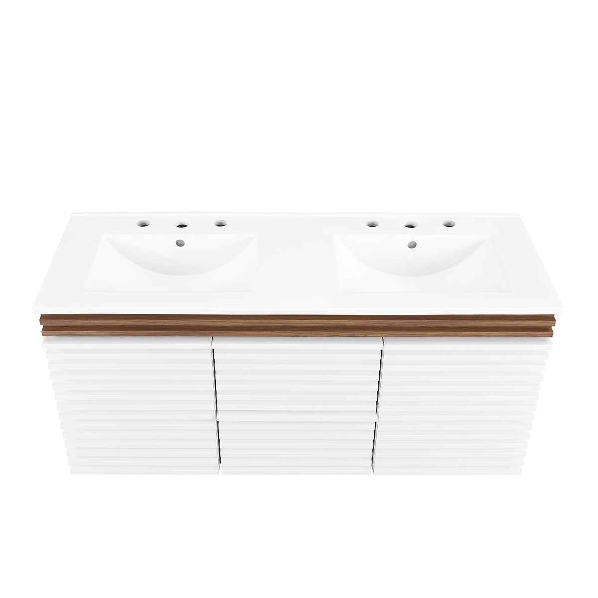 Render 48" Wall-Mount Bathroom Vanity Basin Included