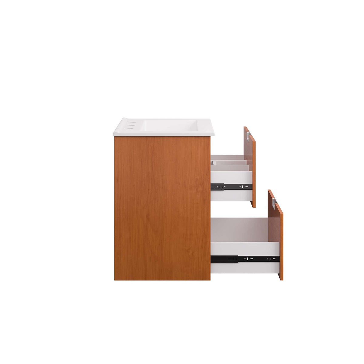 Scenic Wall-Mount Bathroom Vanity Basin Included