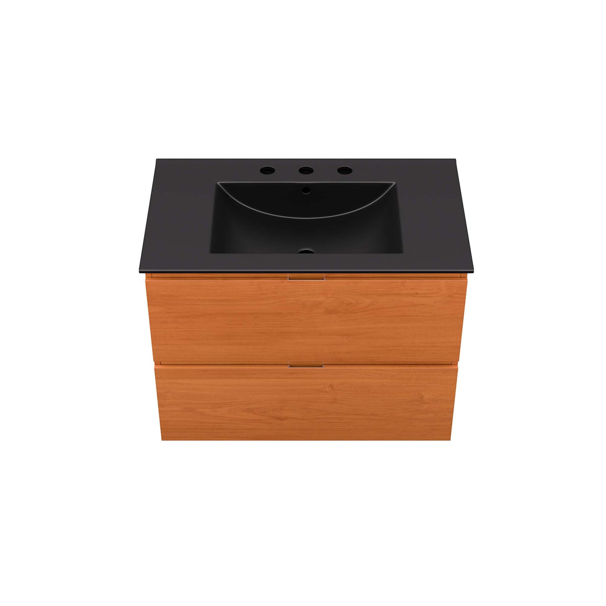 Scenic Wall-Mount Bathroom Vanity Basin Included