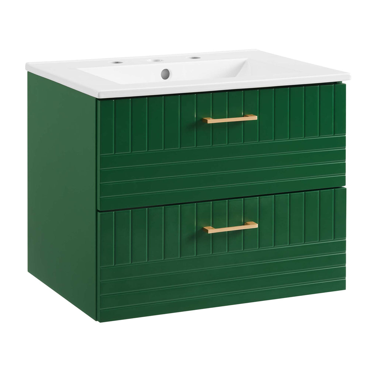 Daybreak Wall-Mount Bathroom Vanity Basin Included