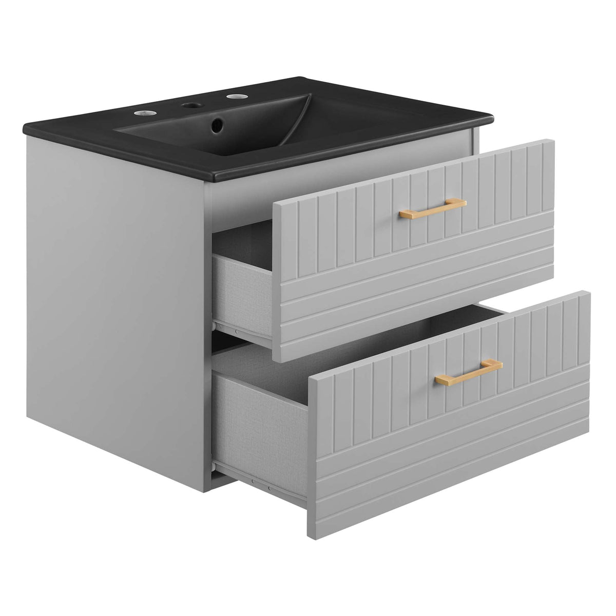 Daybreak Wall-Mount Bathroom Vanity Basin Included
