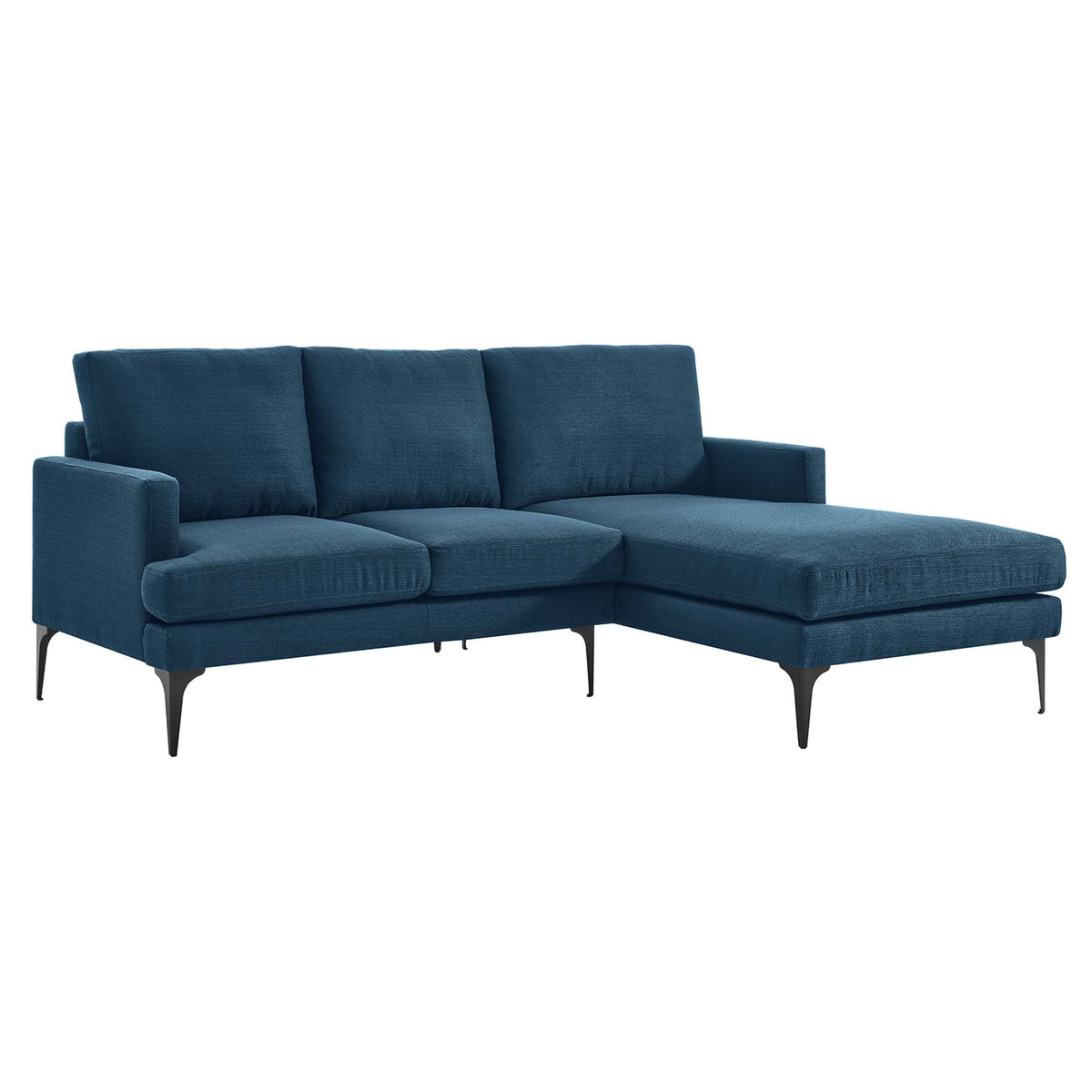 Evermore Right-Facing Upholstered Fabric Sectional Sofa - view 1