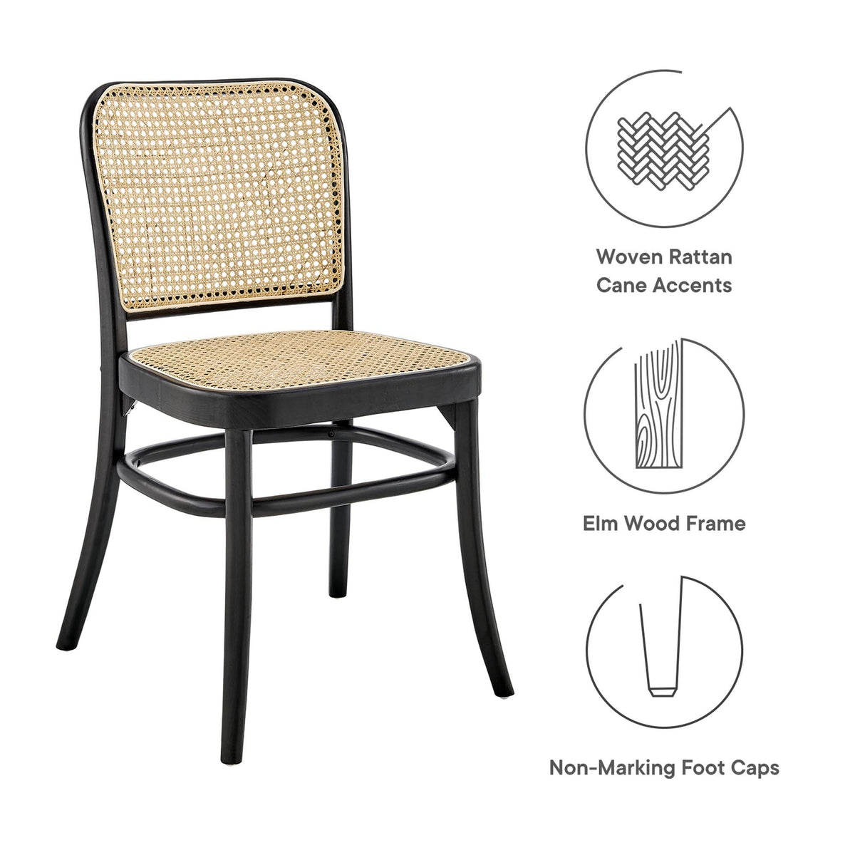 Winona Wood Dining Side Chair Set of 2 - view 13