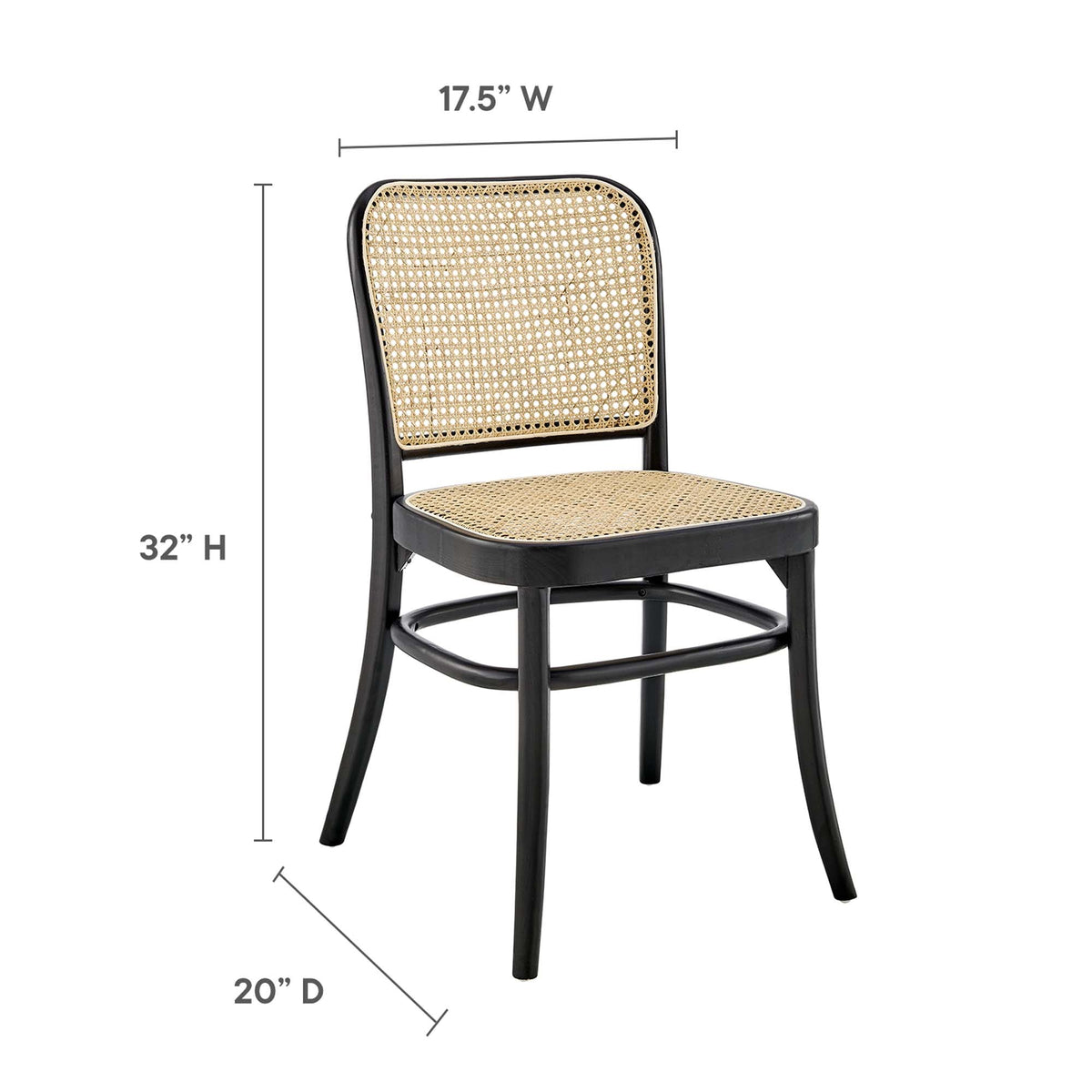Winona Wood Dining Side Chair Set of 2 - view 15
