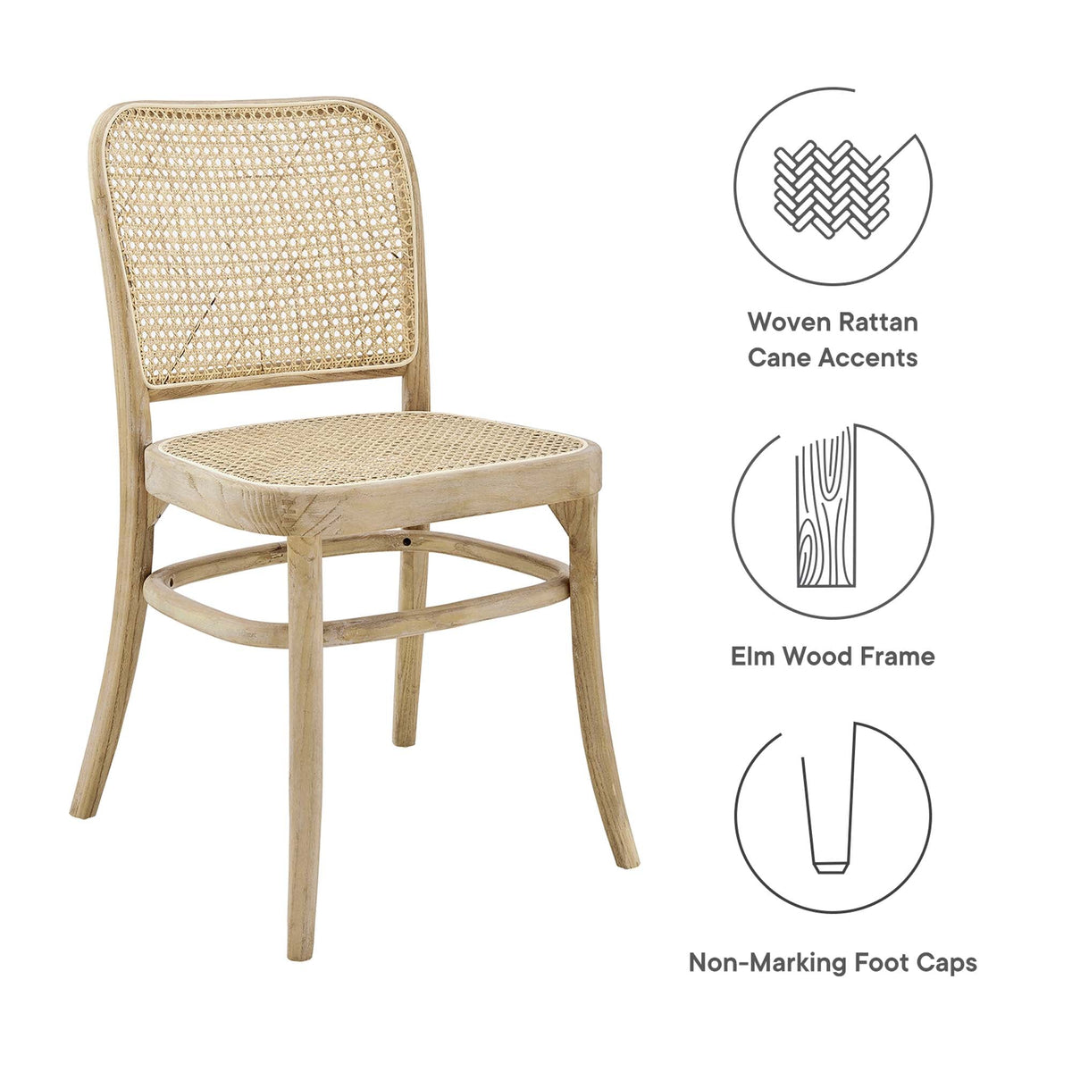 Winona Wood Dining Side Chair Set of 2 - view 14