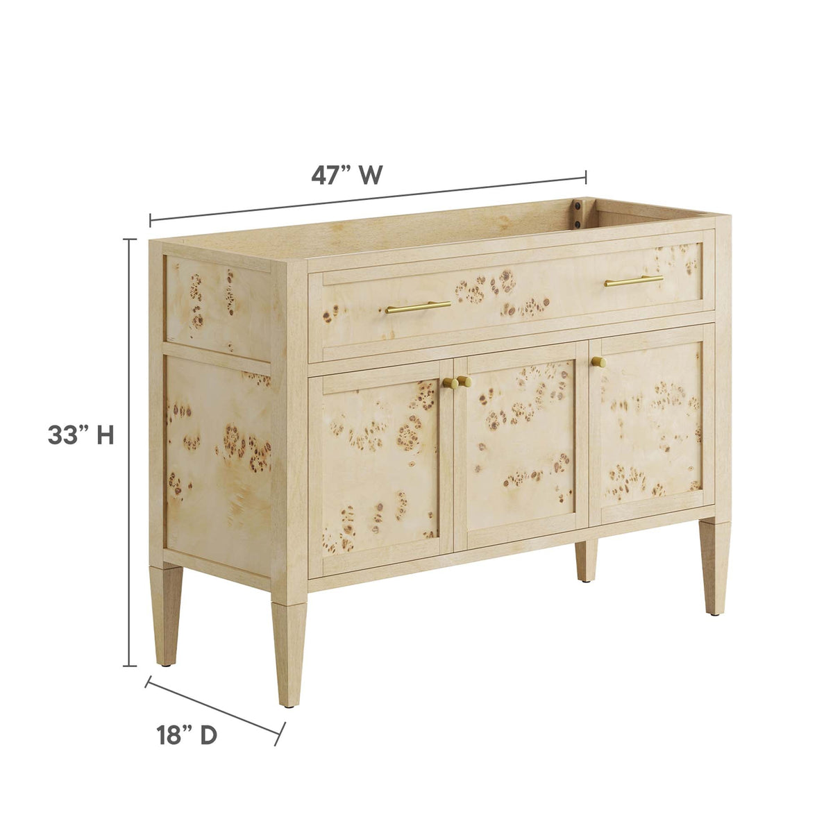 Elysian Bathroom Cabinet Basin Not Included
