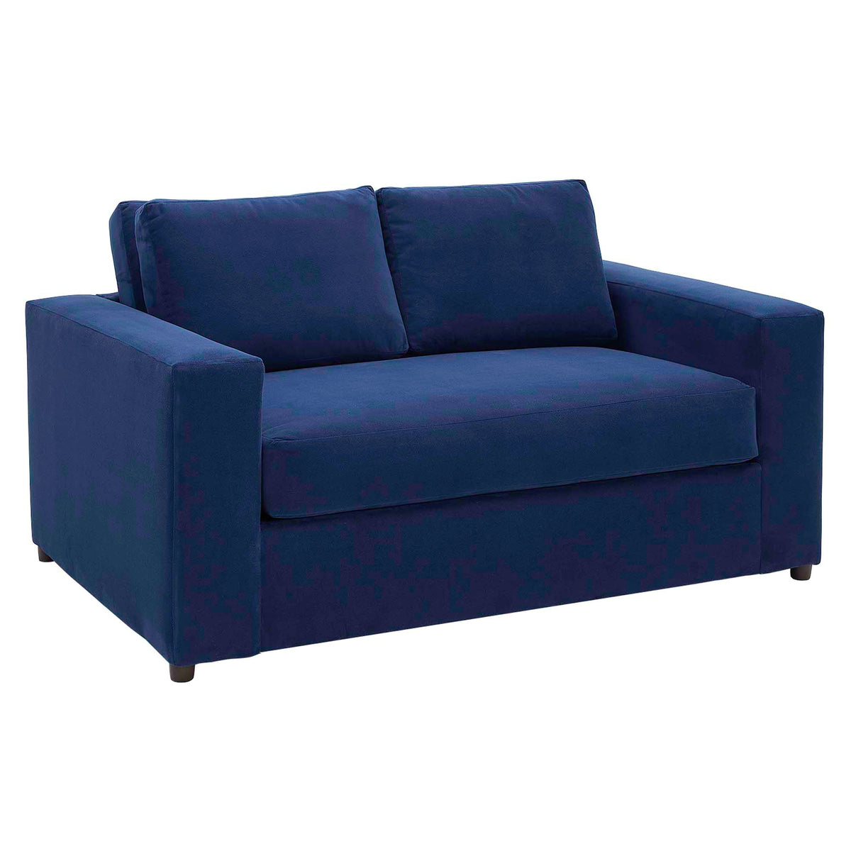 Avendale Velvet Loveseat – Made in the USA With Bench Seat Cushion