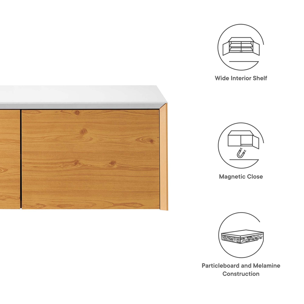 Kinetic Wall-Mount Office Storage Cabinet