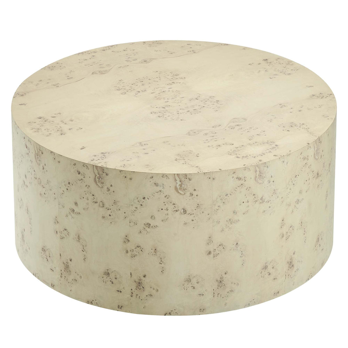 Cosmos 35" Round Burl Wood Coffee Table - view 3