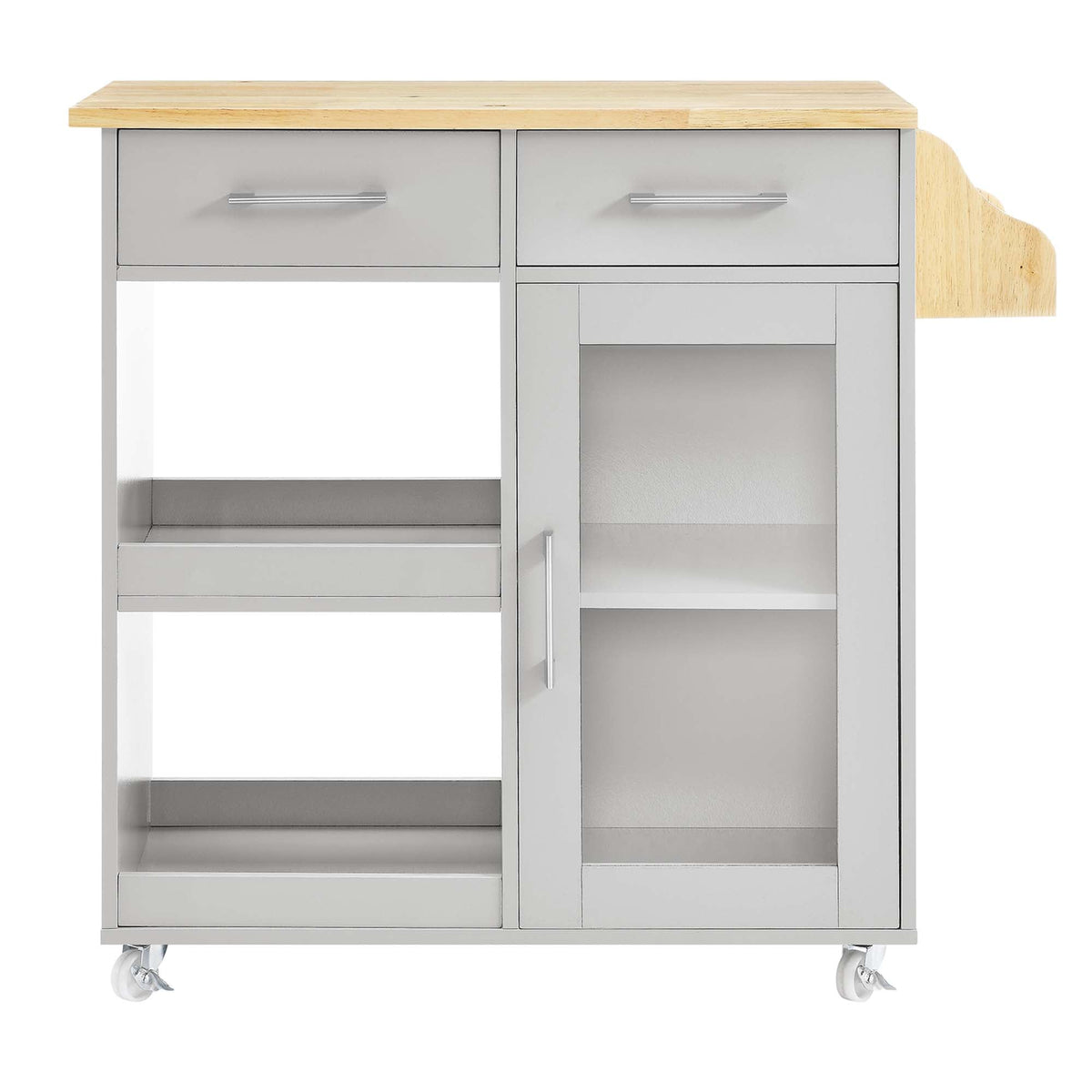 Culinary Kitchen Cart With Spice Rack - view 13