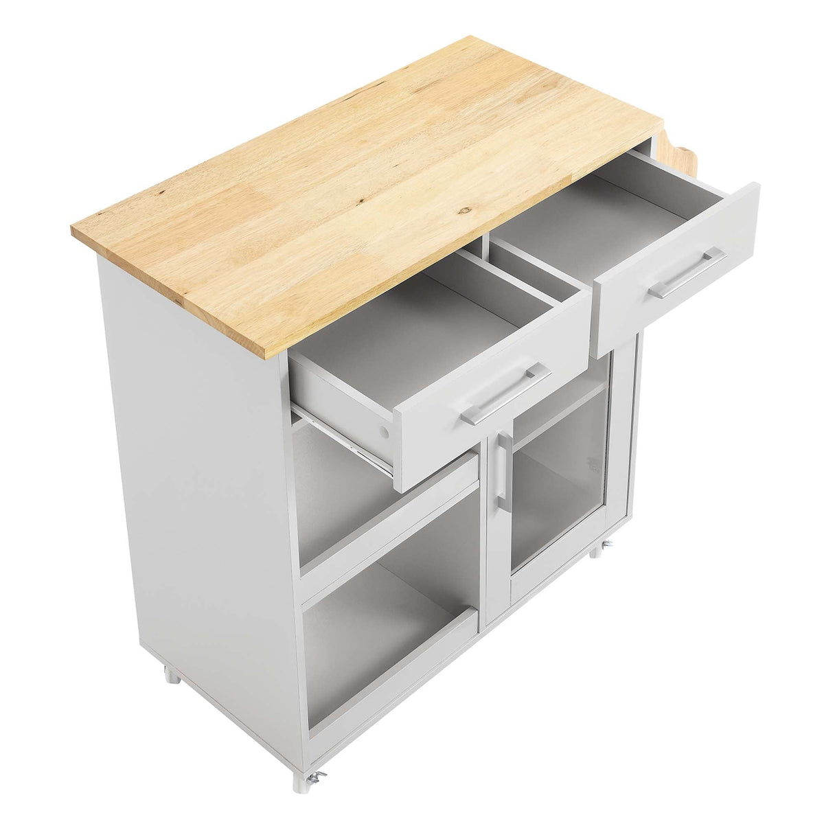 Culinary Kitchen Cart With Spice Rack - view 21