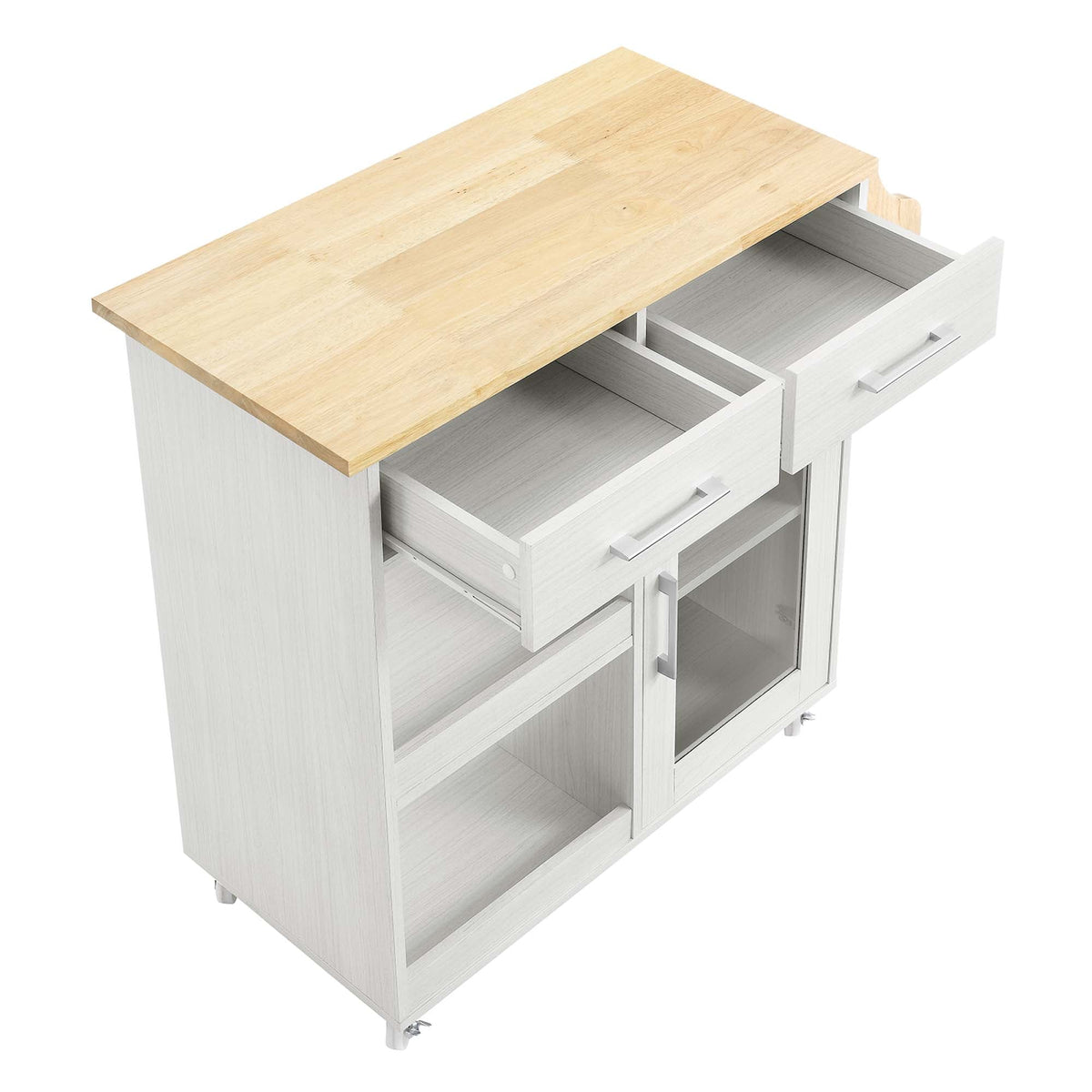Culinary Kitchen Cart With Spice Rack - view 22
